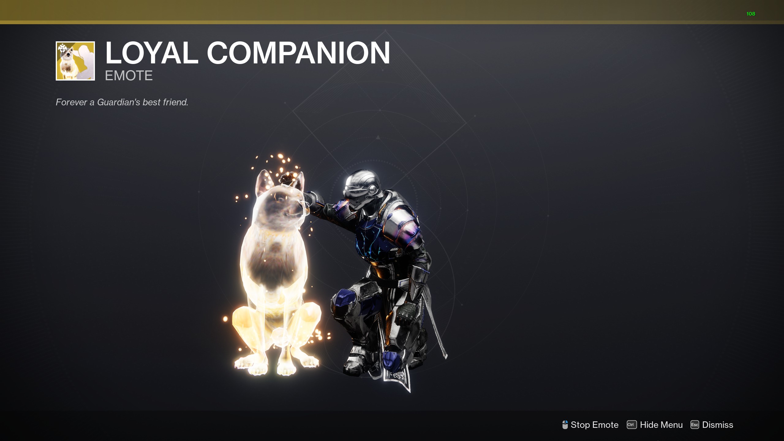 Is Loyal Companion Charity Emote Leaving The Eververse Store At The End