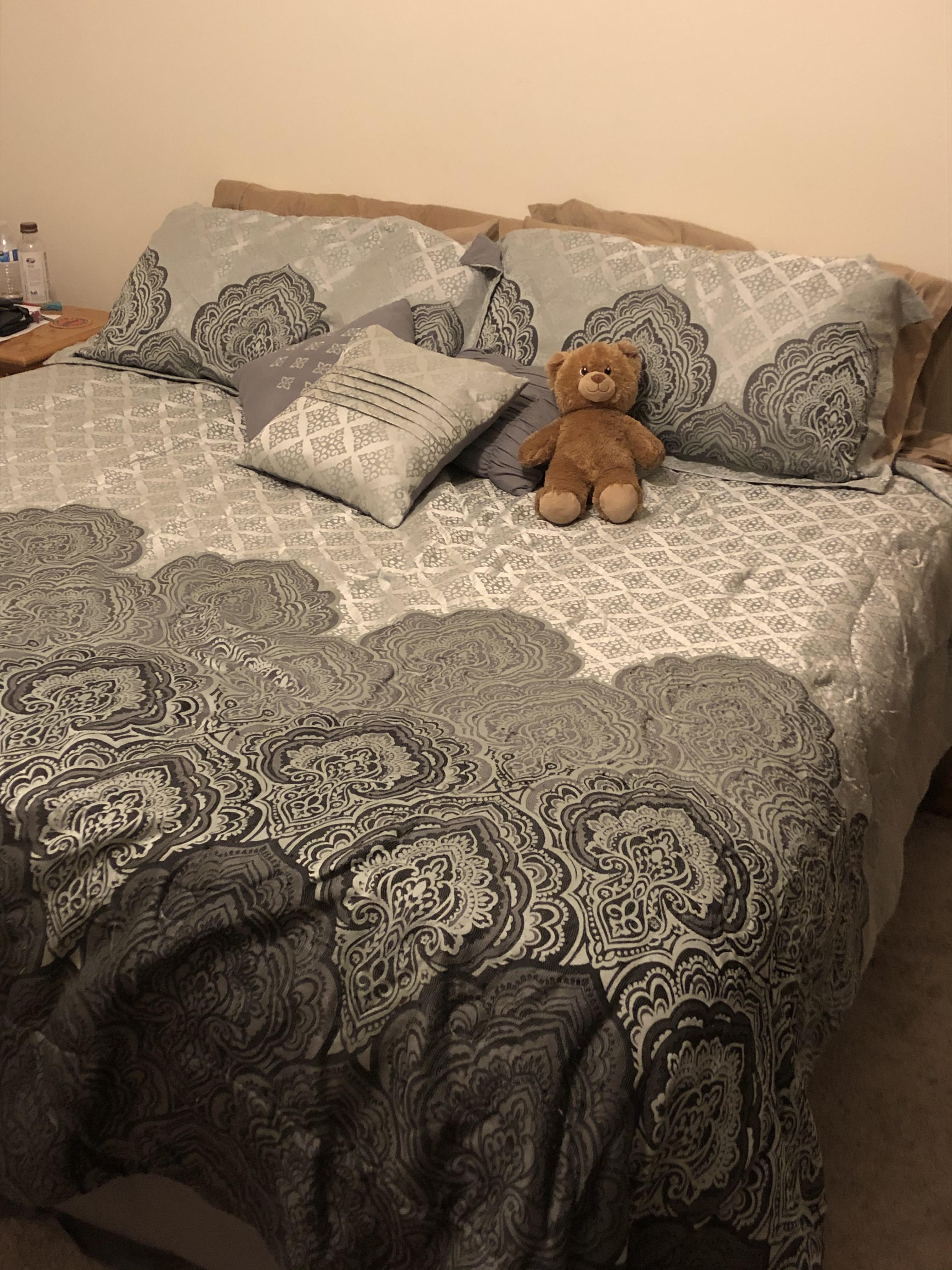 My boyfriend told me I had too many pillows, so I told him I had too