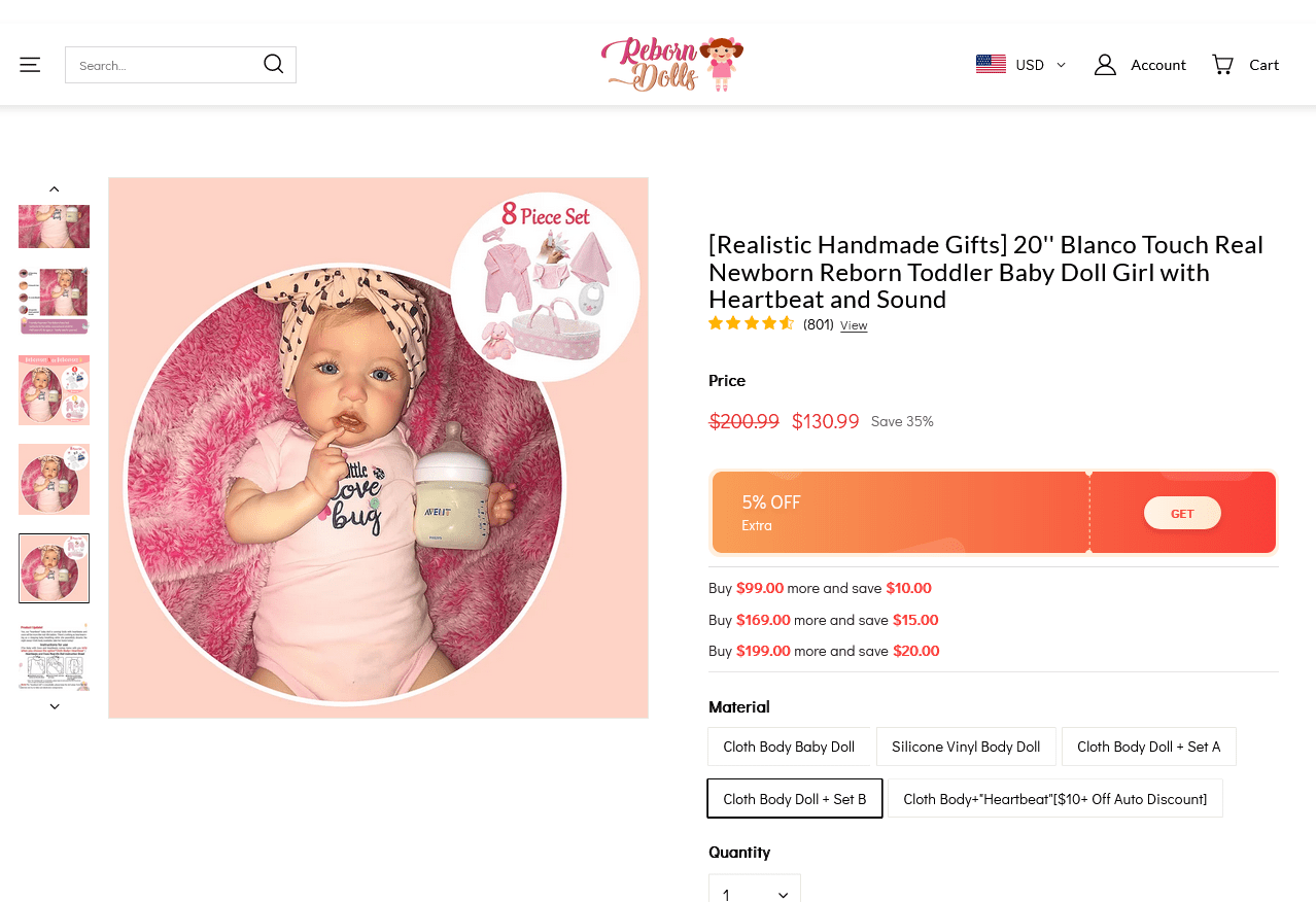 Is this website legitimate? Looking for my first reborn doll and trying