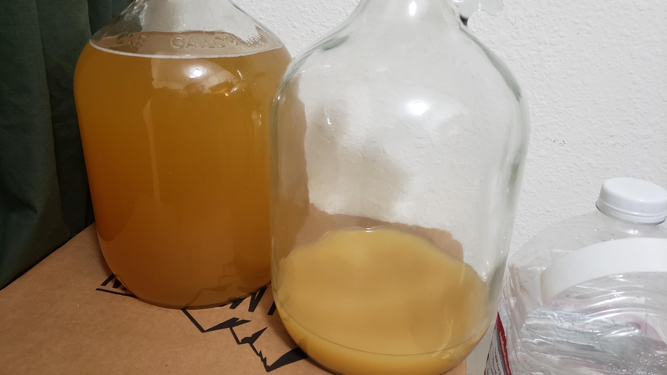 Just finished racking mead and tried some of the left over with my dad