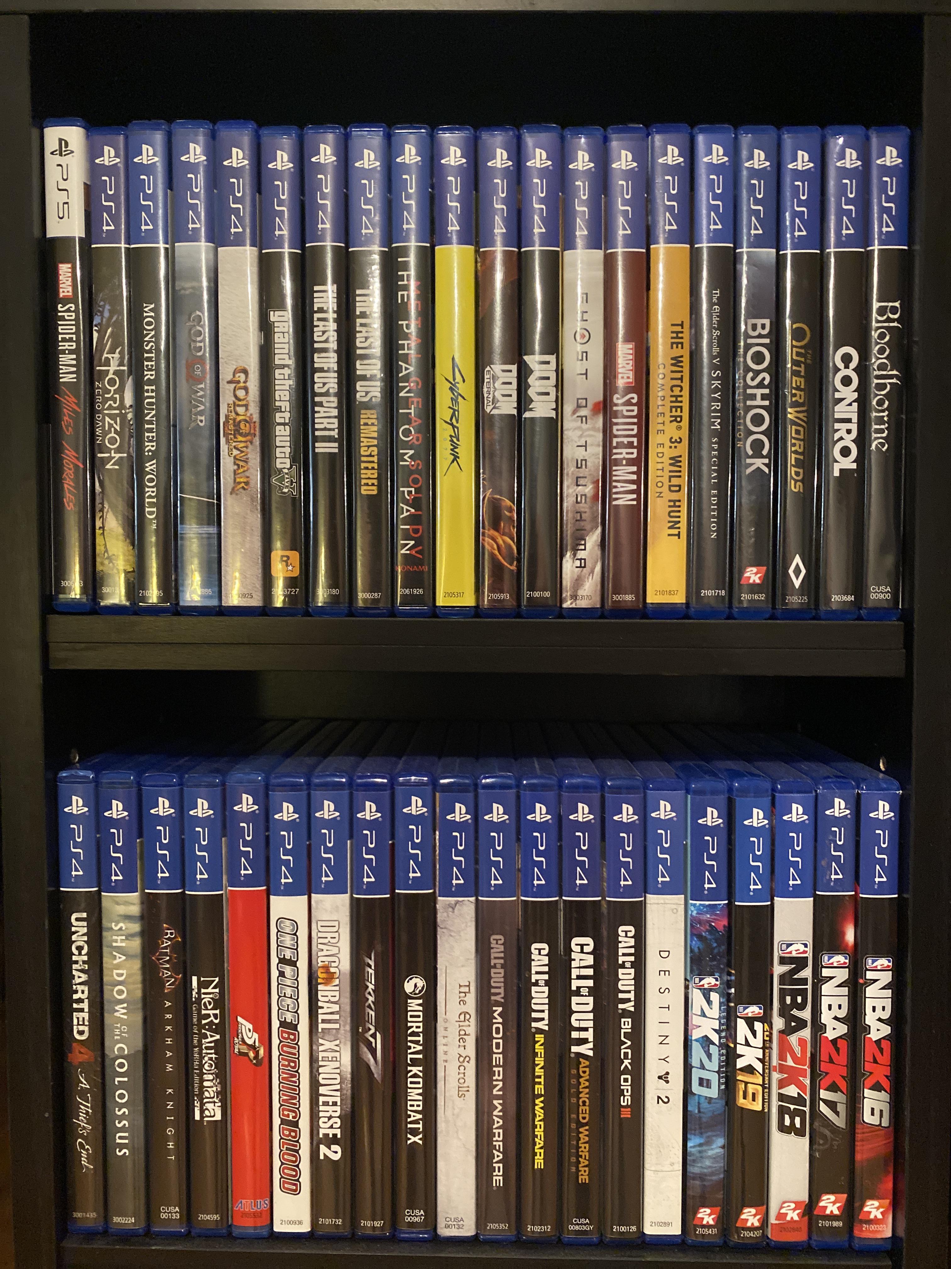 [Image] My favorite PS4 Games through out the year... now to start my