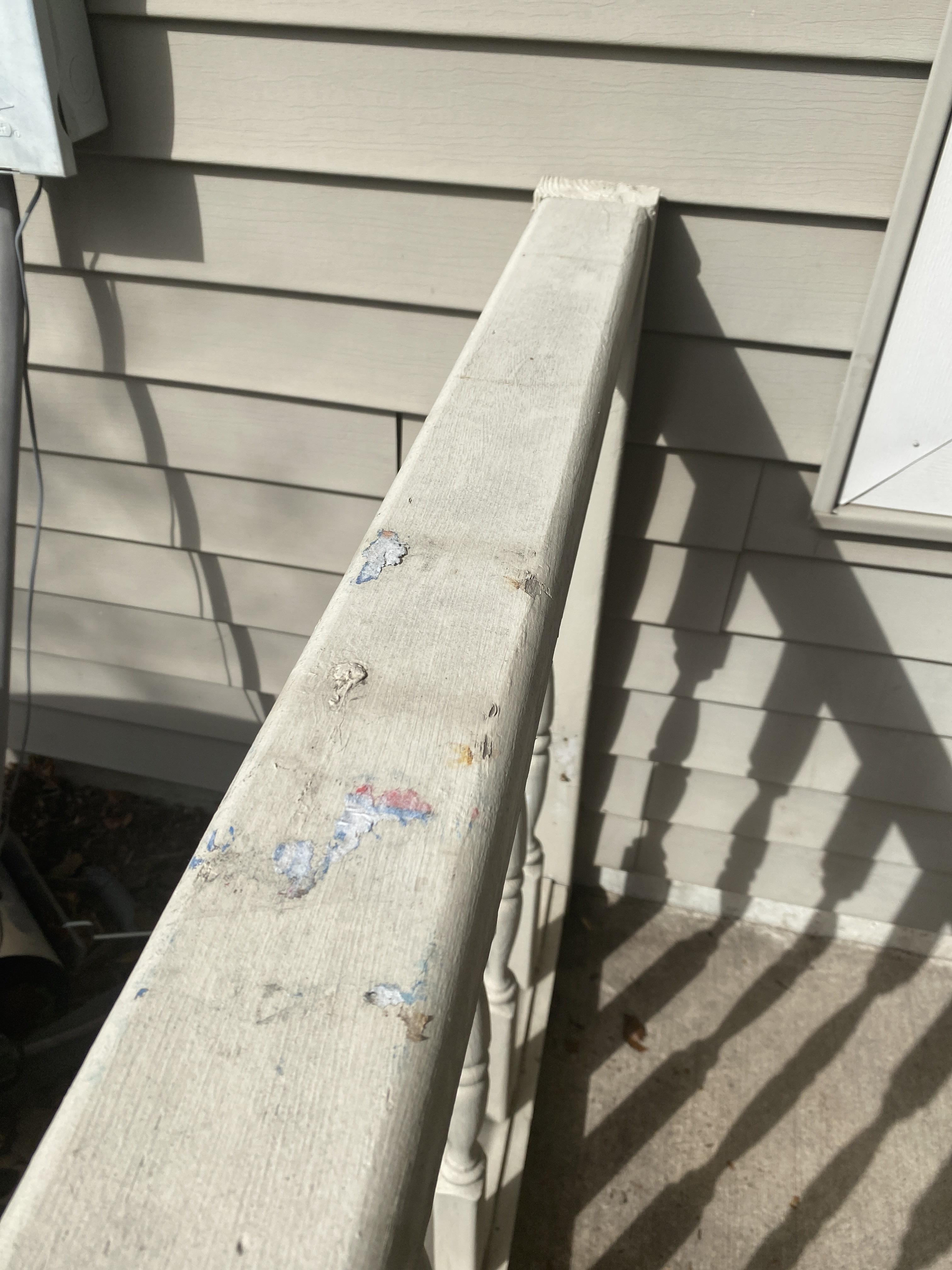 Any suggestions on what I should use to clean the railings on my patio