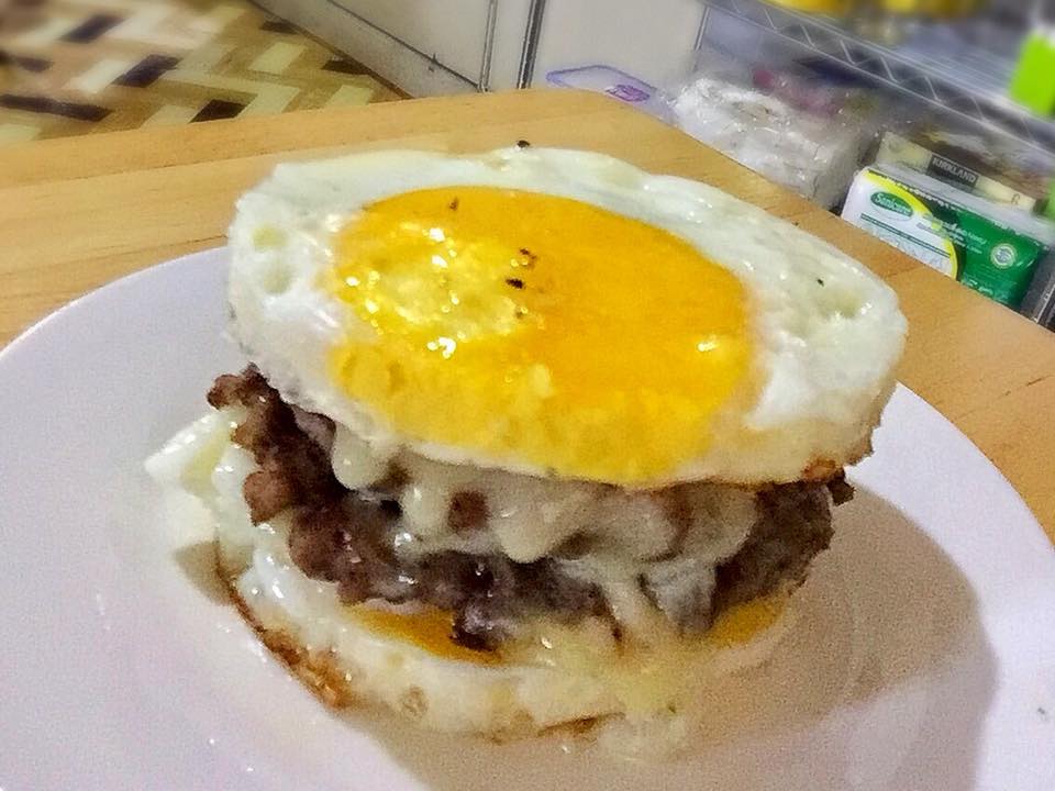 Keto Mcmuffin Egg and Cheesy Beef Patty r/Keto_Food