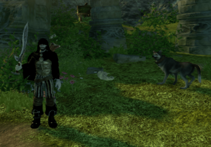 This is my absolute most favorite pose the hero in Fable 2 does. I wish