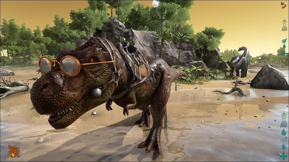 Is it possible to get the "Dino Glasses" on ps4? ARK