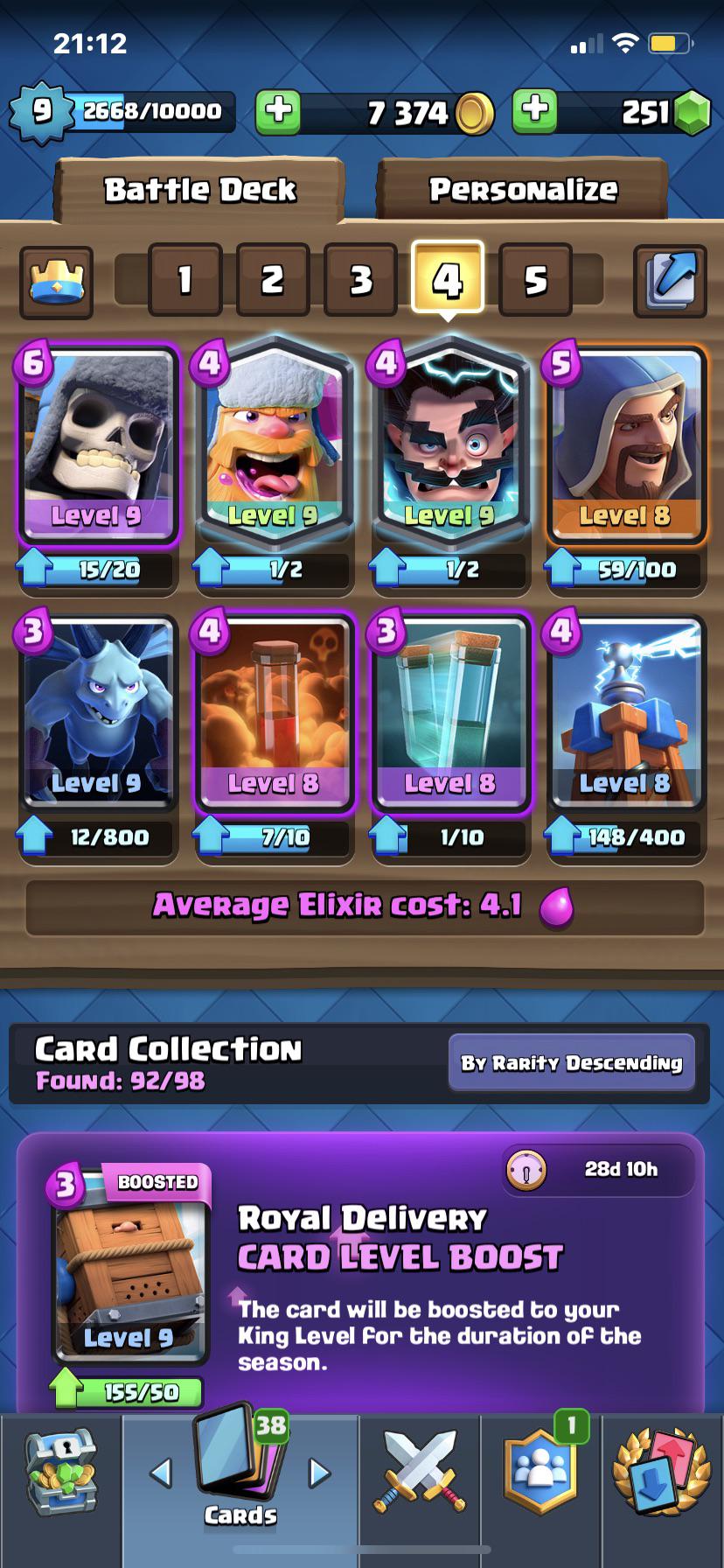 Is my deck good or nah I’m at the 40004200 range r/Clash_Royale
