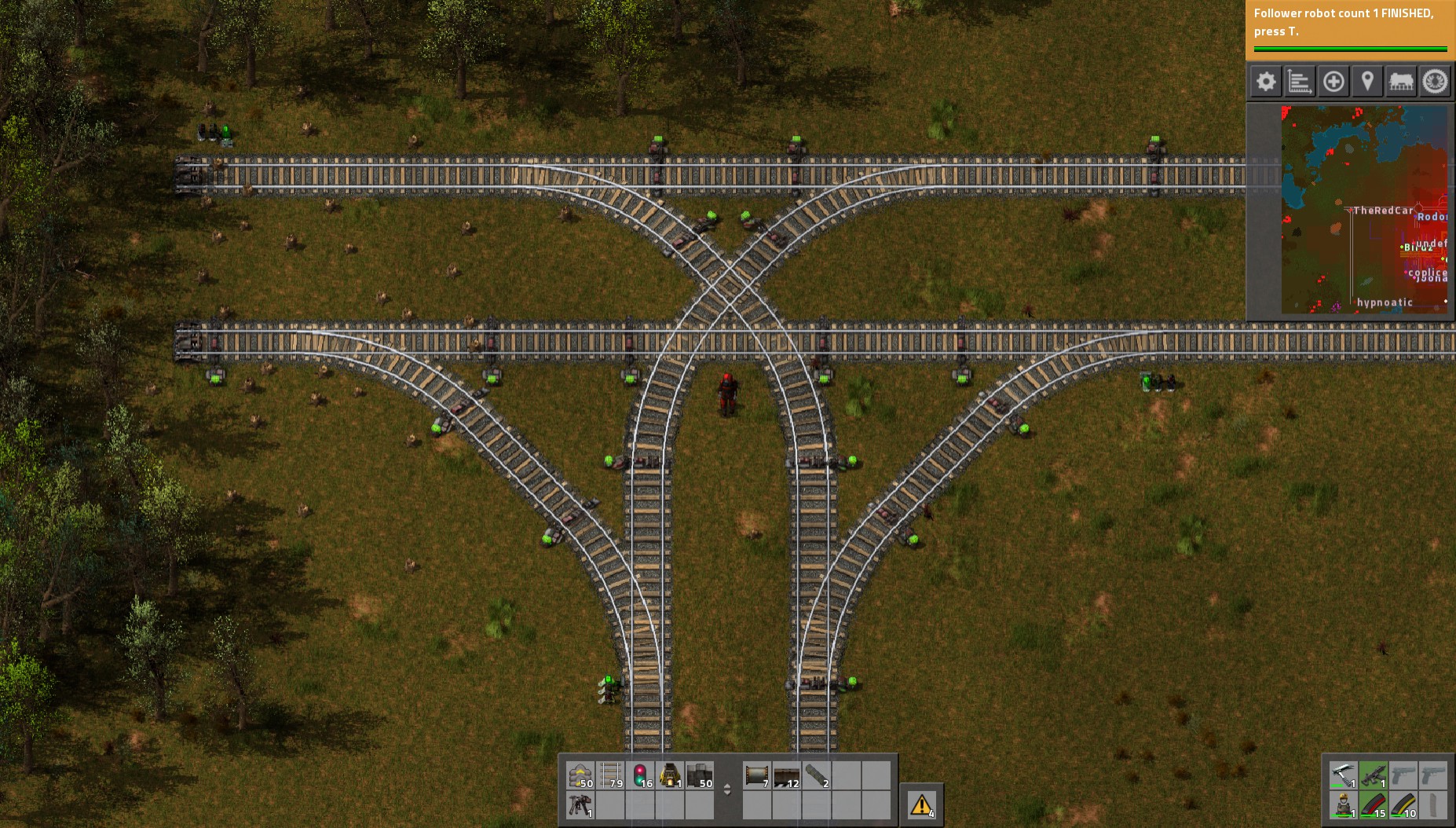 Leerobso Factorio Train T Junction Blueprint