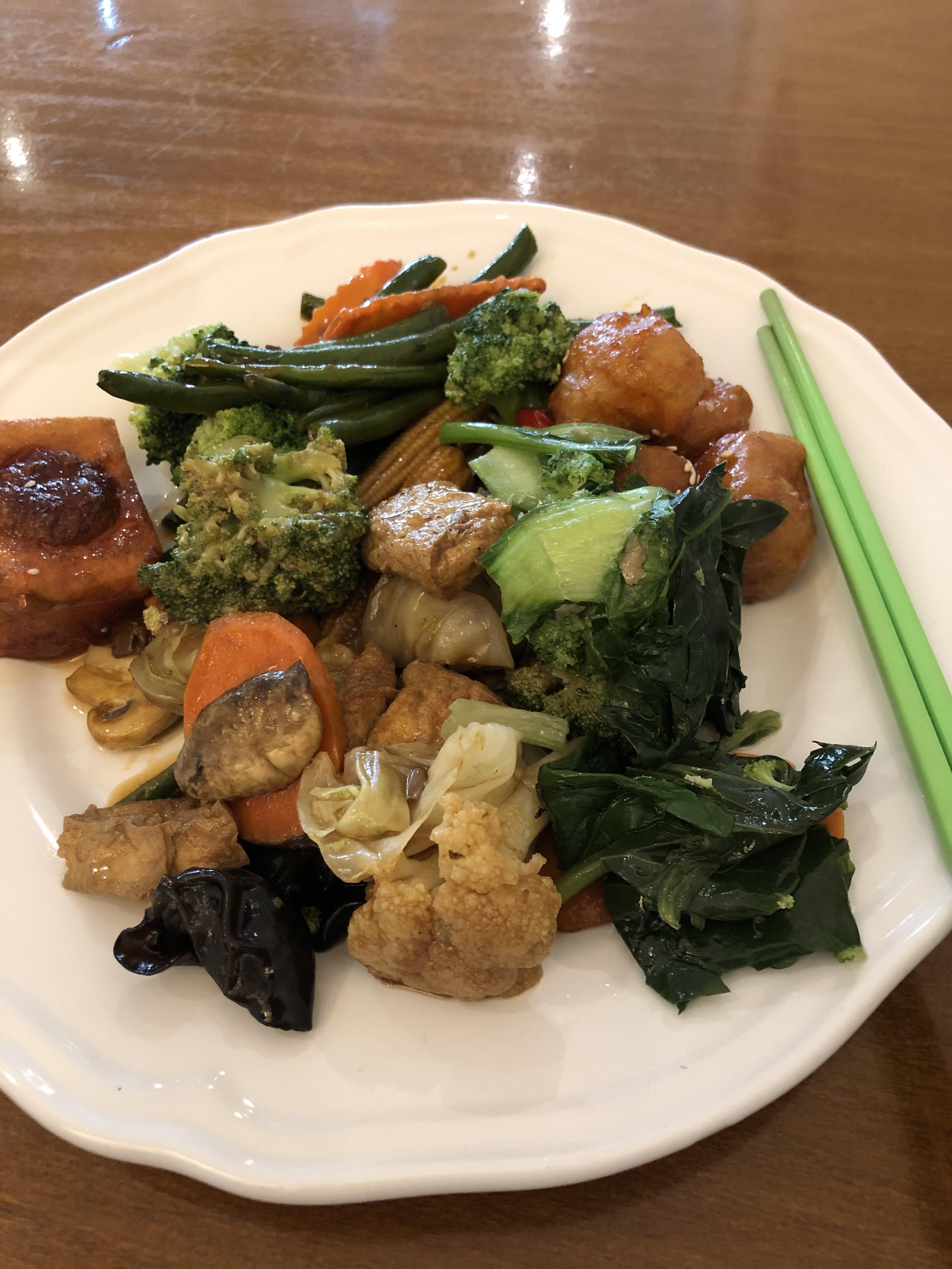 I went to a vegetarian buffet today 😍 r/vegetarian