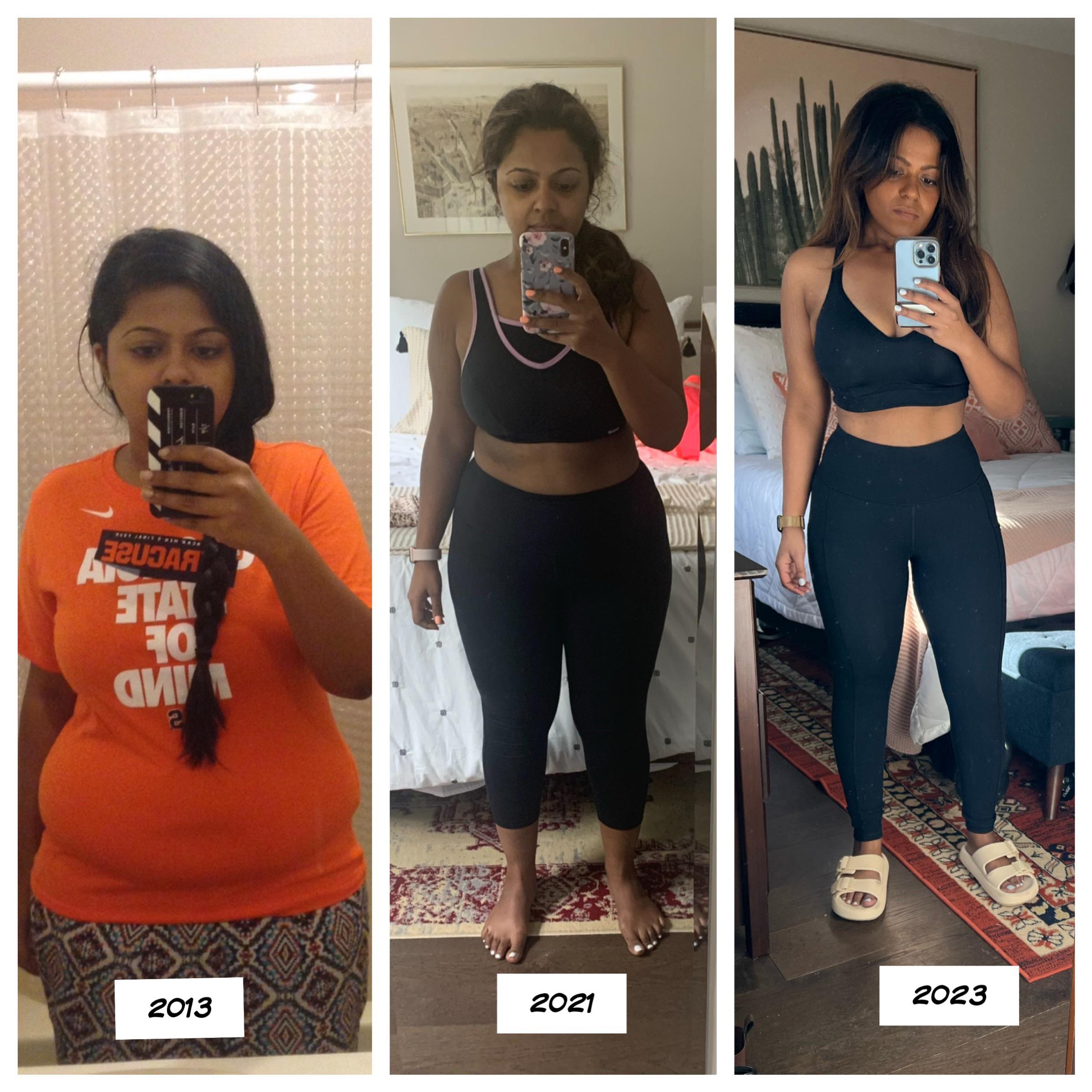 F/34/5’3” [185lbs > 145 lbs = 40 lbs] (10 year fitness journey, learned