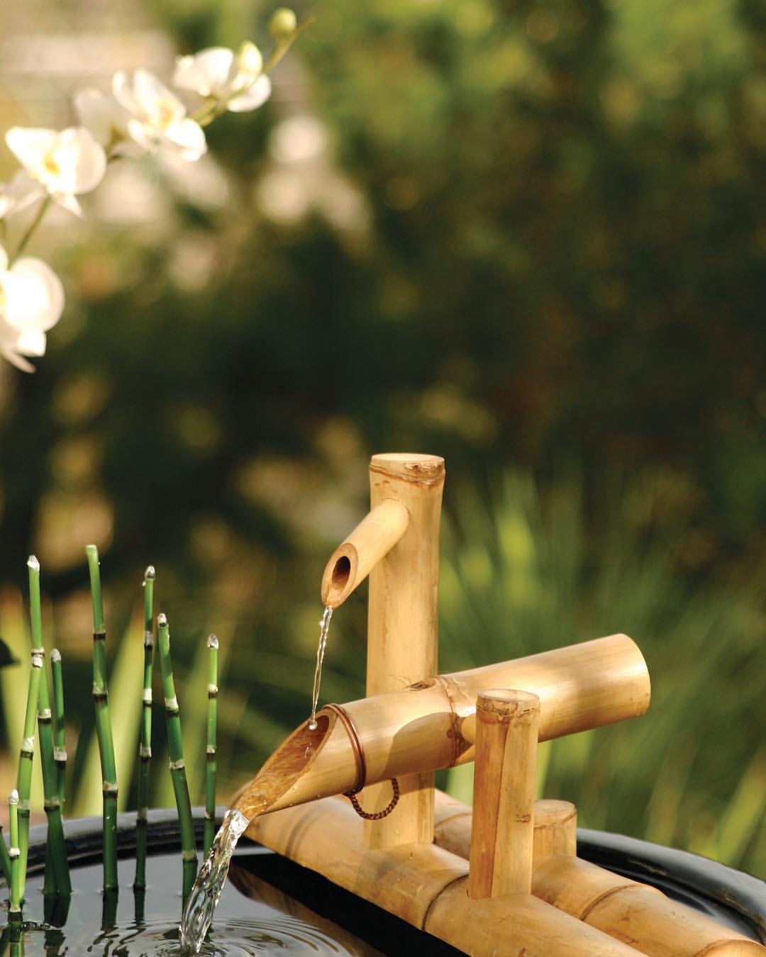 Easy DIY Water Feature- Bamboo Fountain : r/landscaping