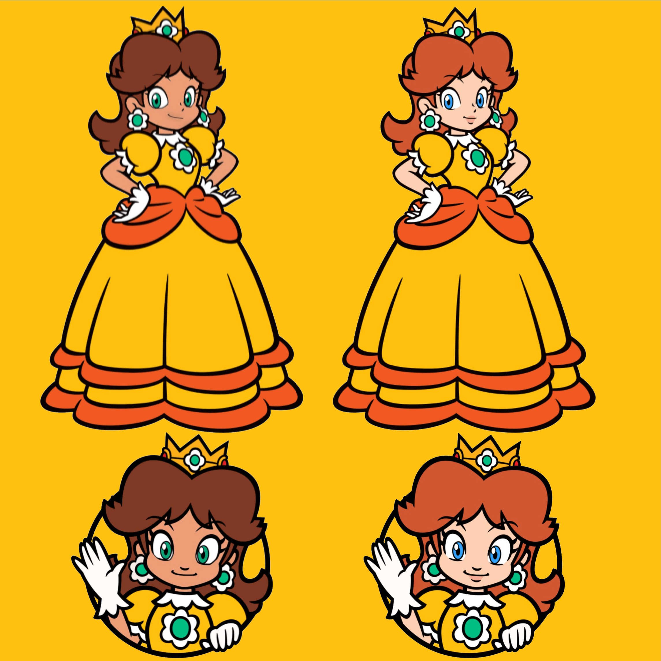 Princess Daisy Redesign r/Mario