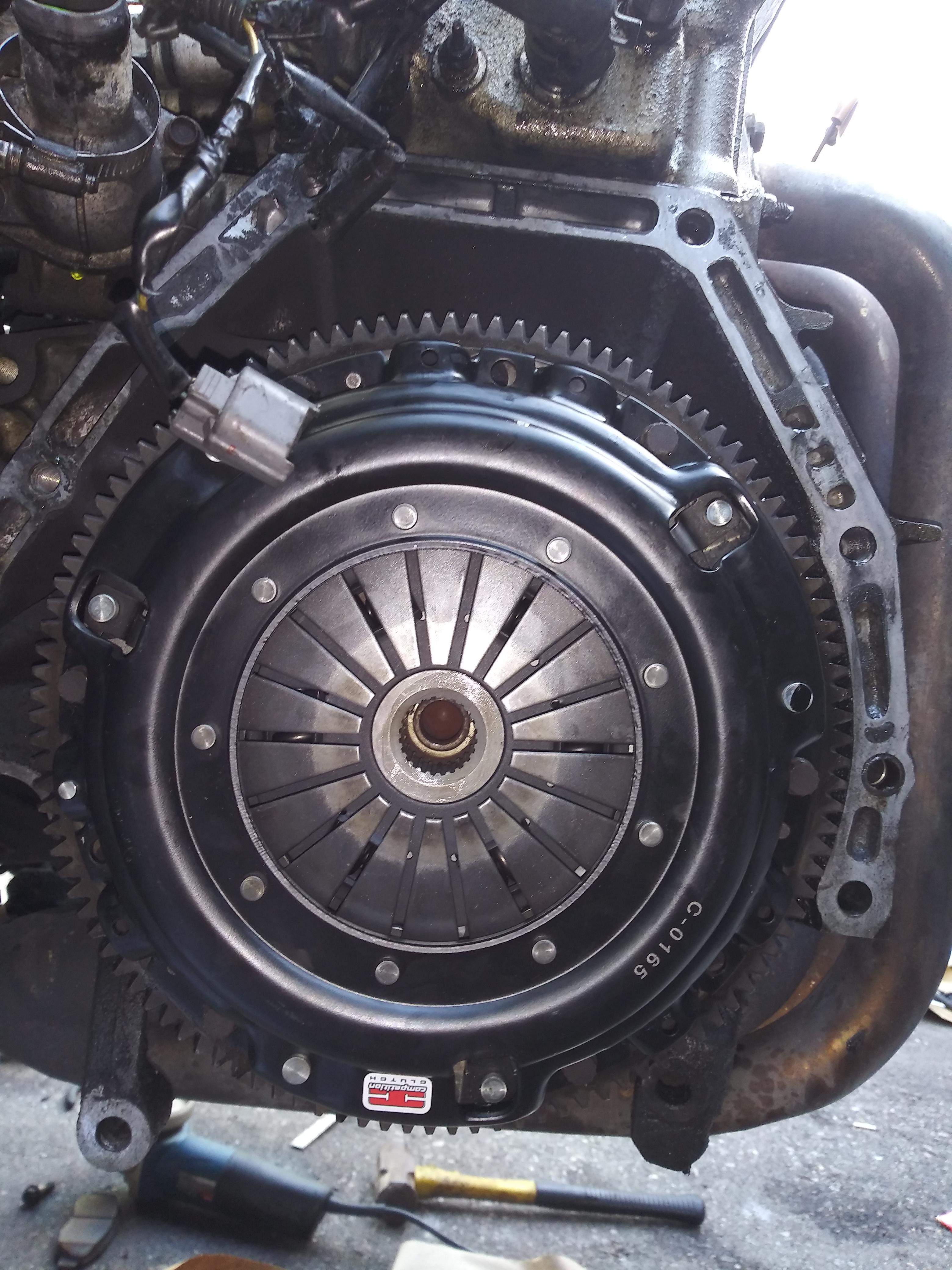 JUST got done doing Stage 3 Competition clutch install on my friends