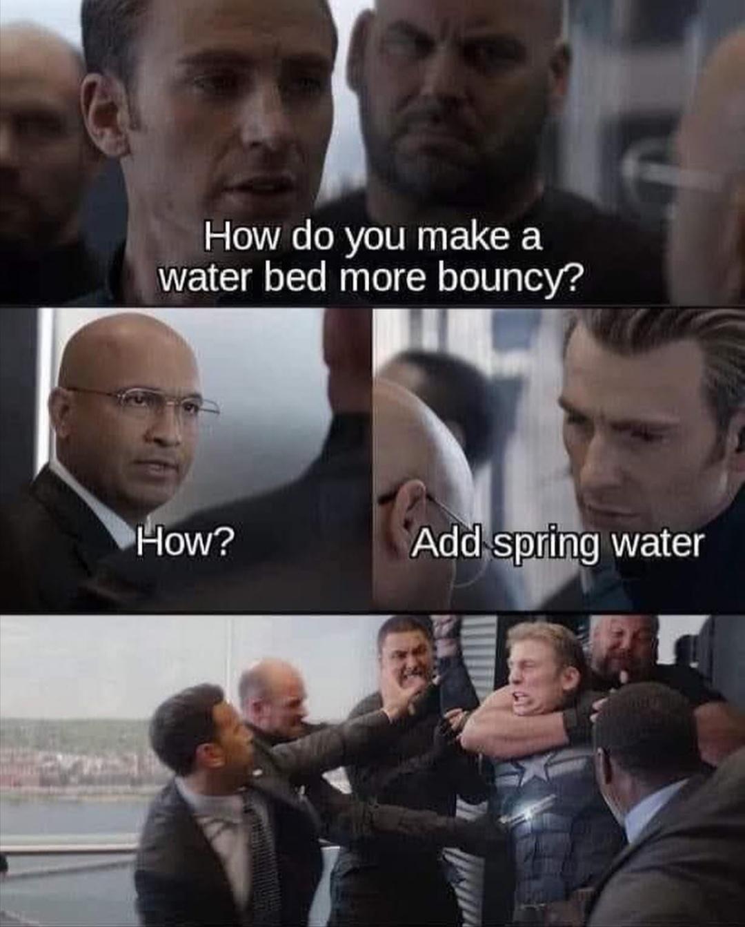 Water Bed!! r/memes