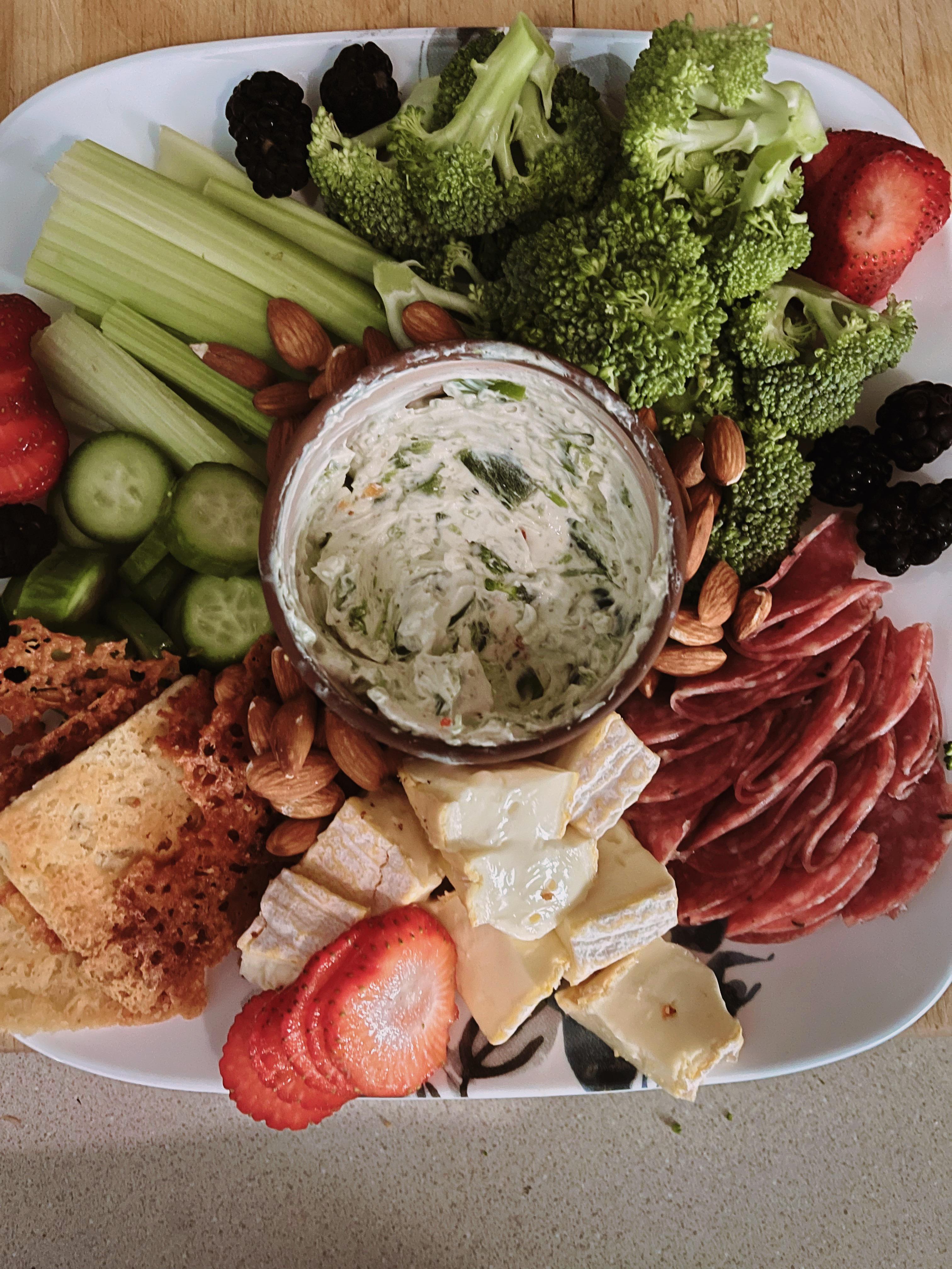 Keto crudite … dip recipe in comments! r/ketorecipes