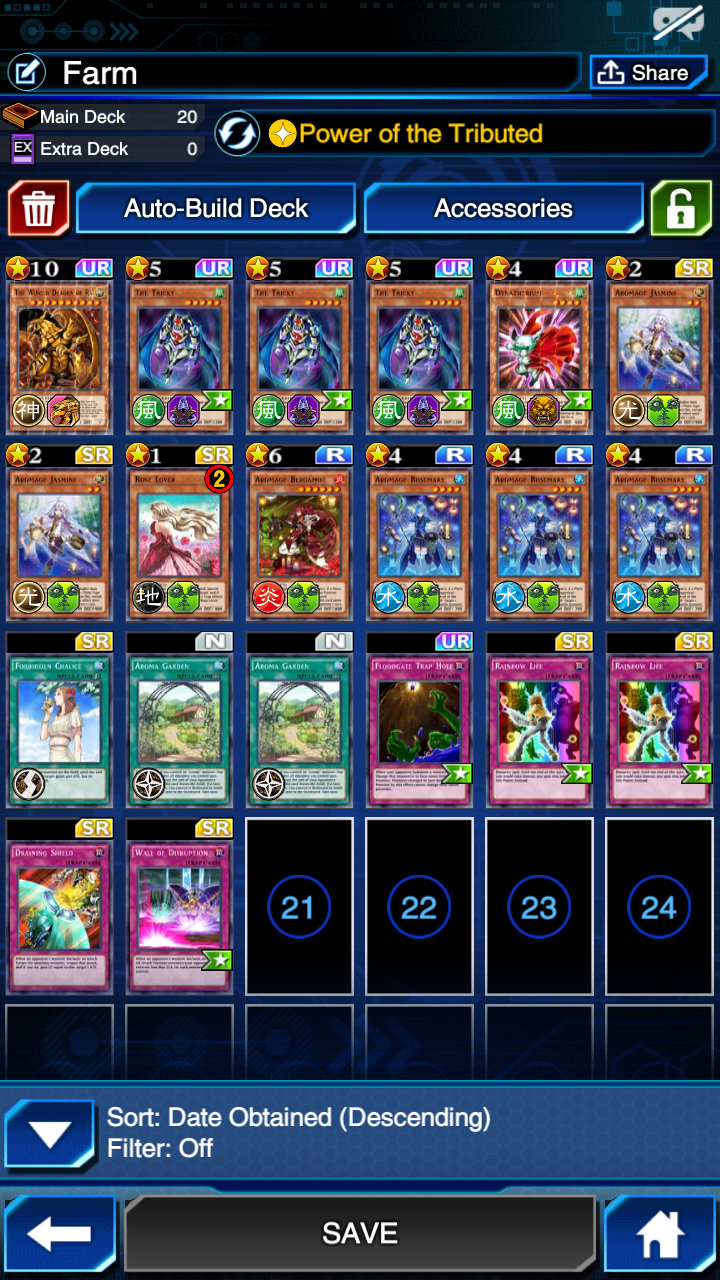 [Deck] Yubel lvl 40 farm deck r/DuelLinks