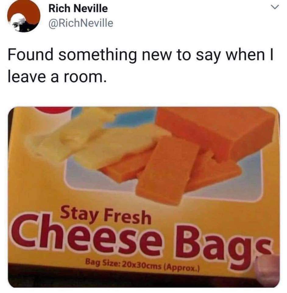 Stay fresh, Cheese Bags r/CowbellyTV