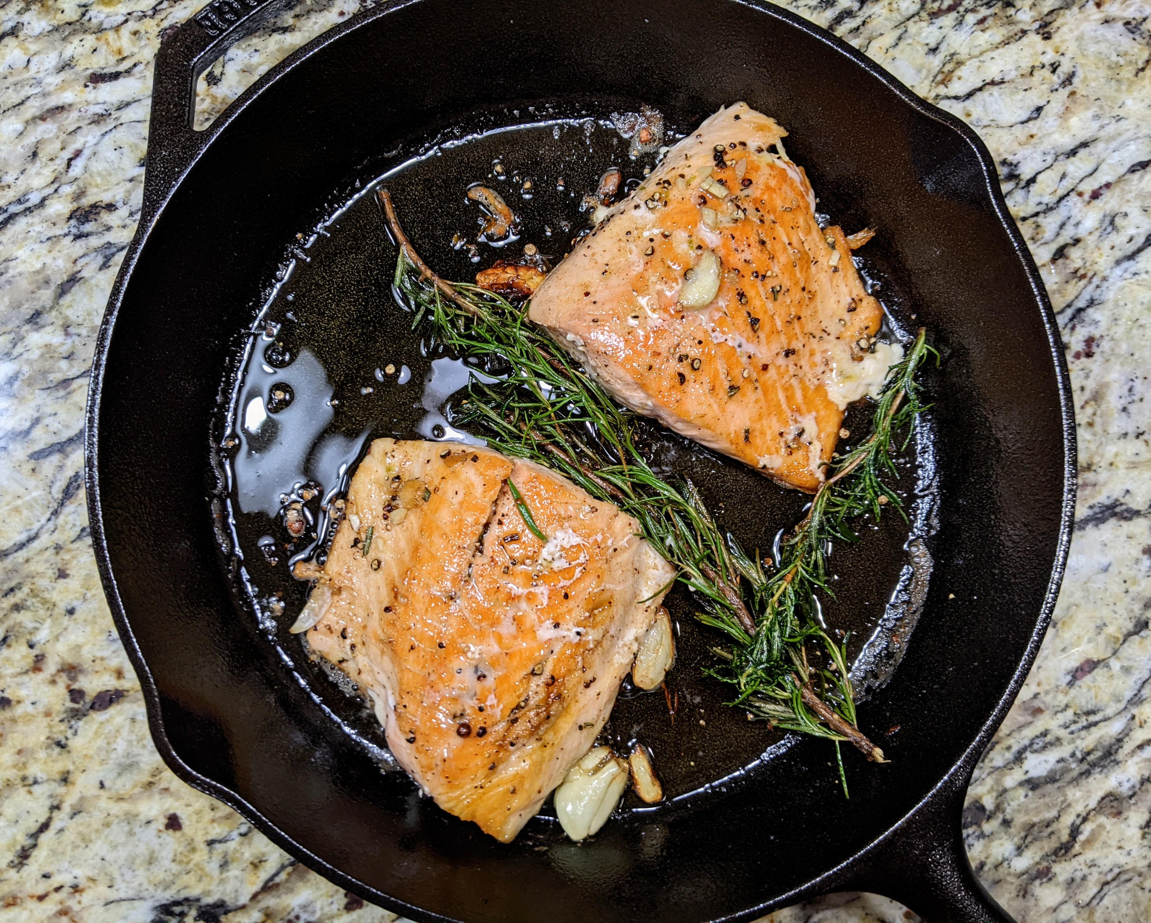 My favorite way to cook salmon r/castiron