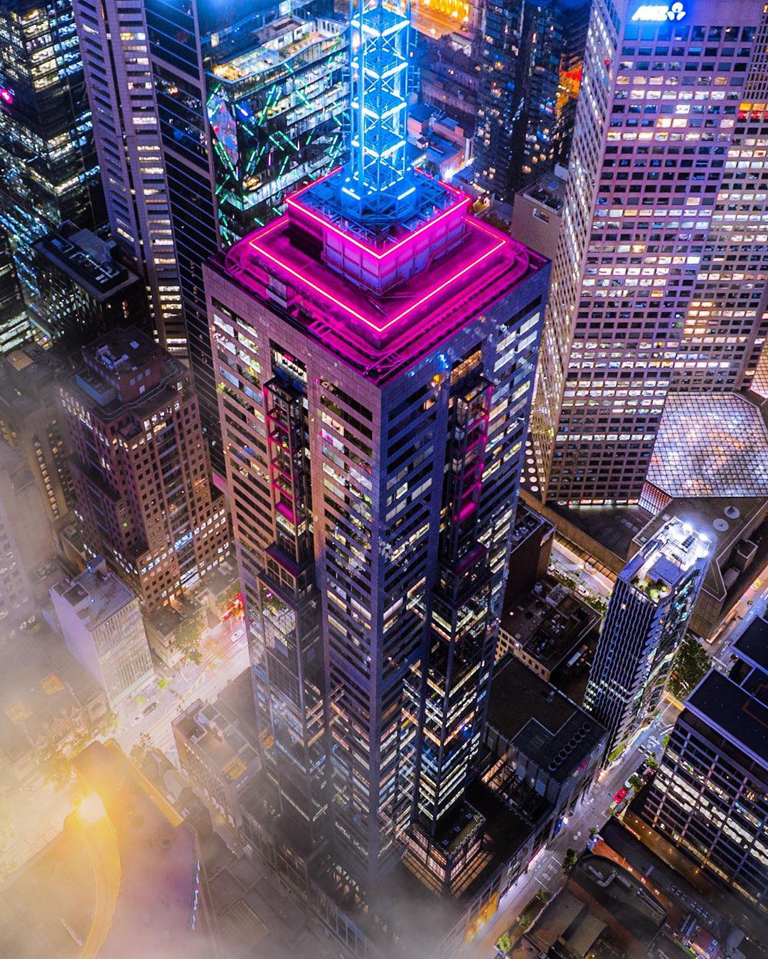 Melbourne city neon vibes outrun