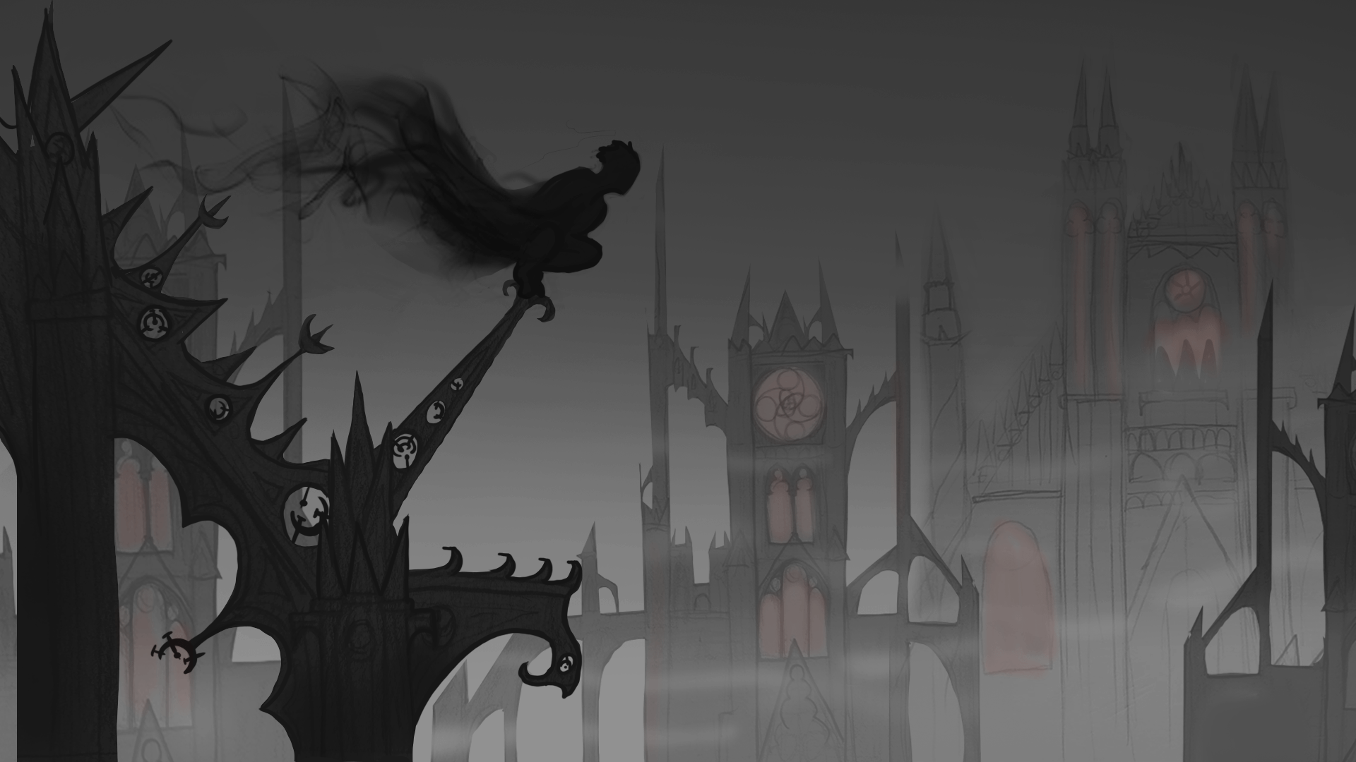 Still from my workinprogress Mistborn animation! I try and not share