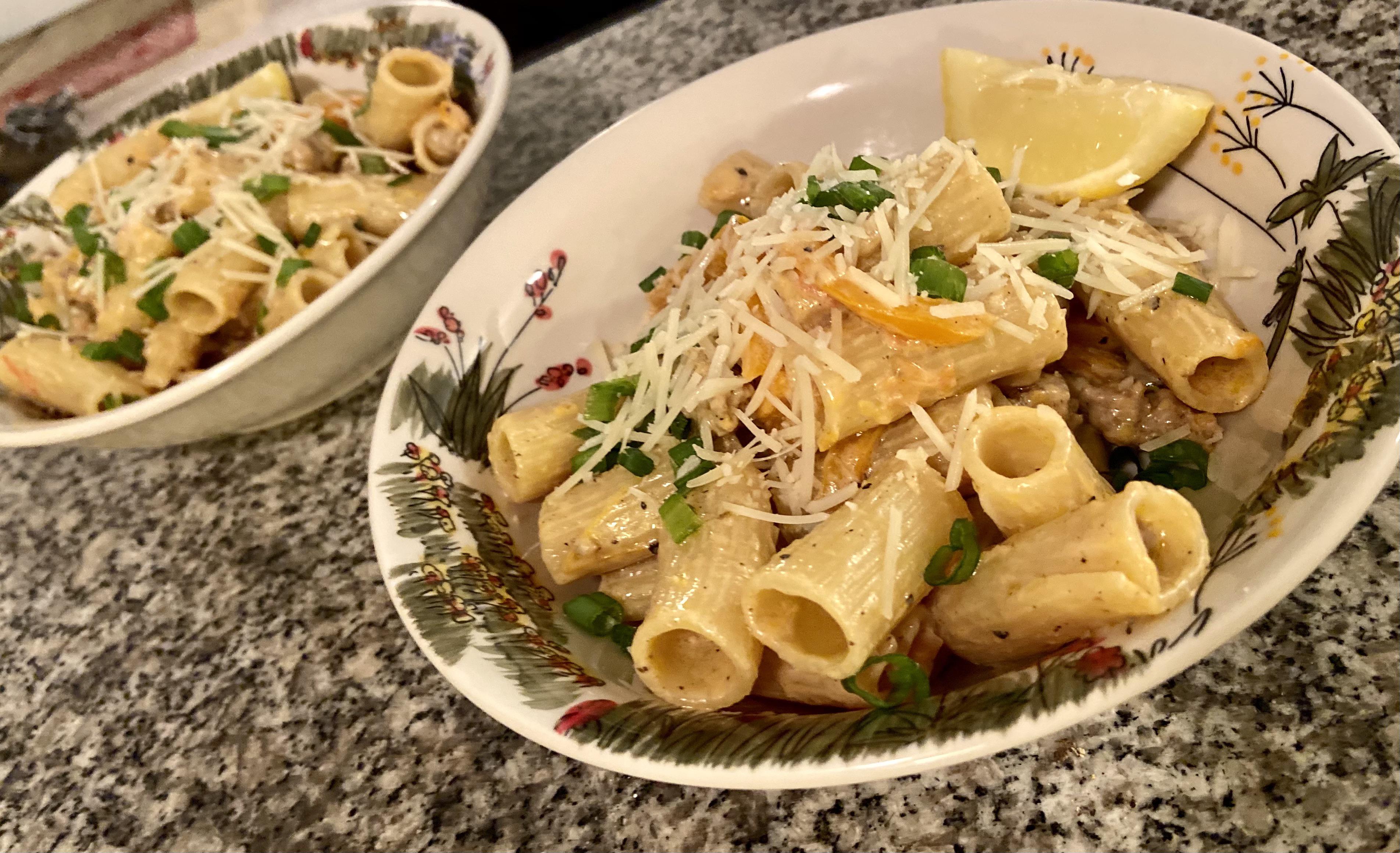 Pork Sausage Rigatoni in a Creamy Sauce r/hellofresh