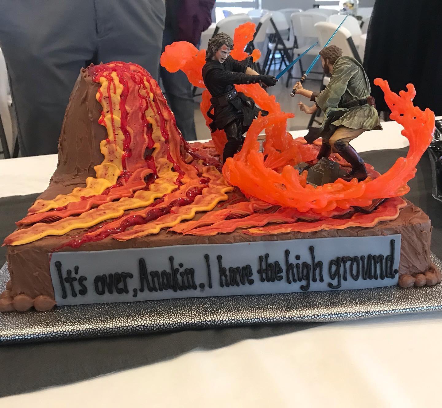 Not saying I have the best grooms cake of all time but... r/PrequelMemes