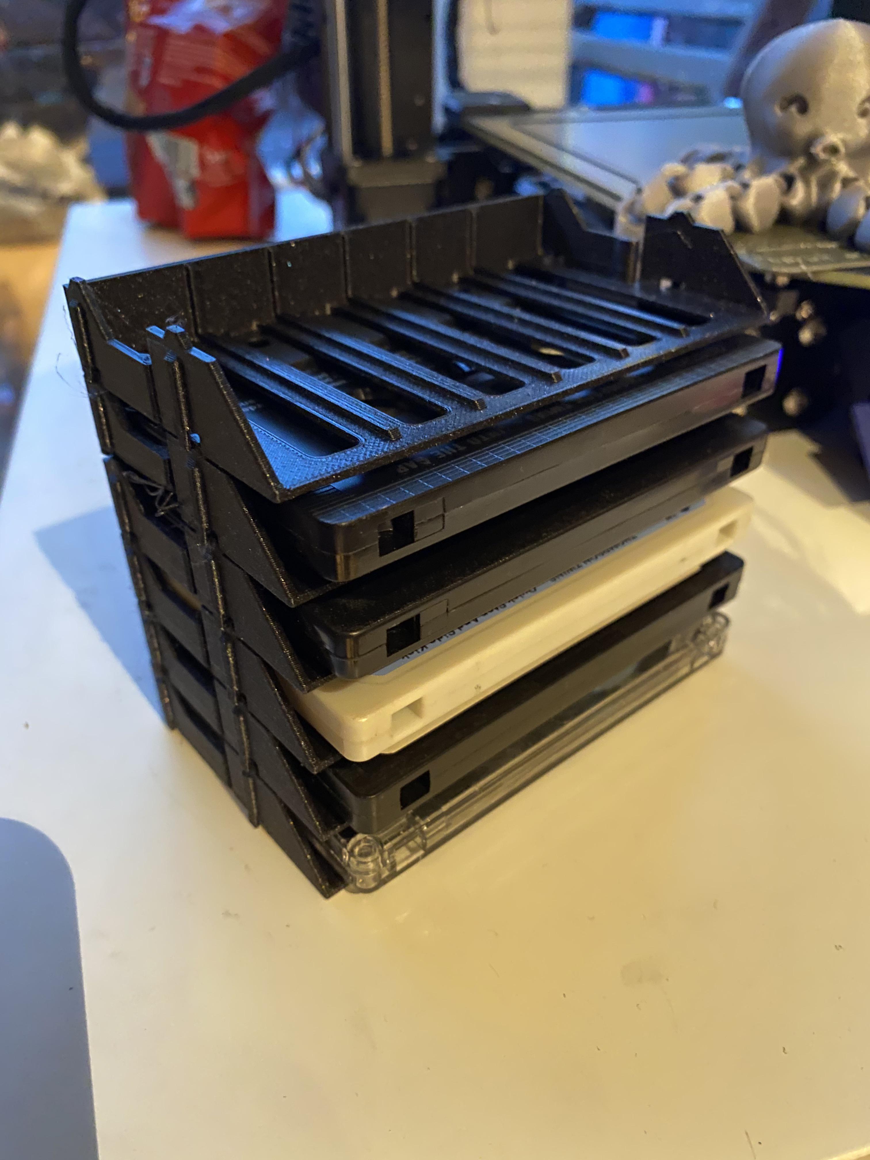 Modular cassette rack r/functionalprint