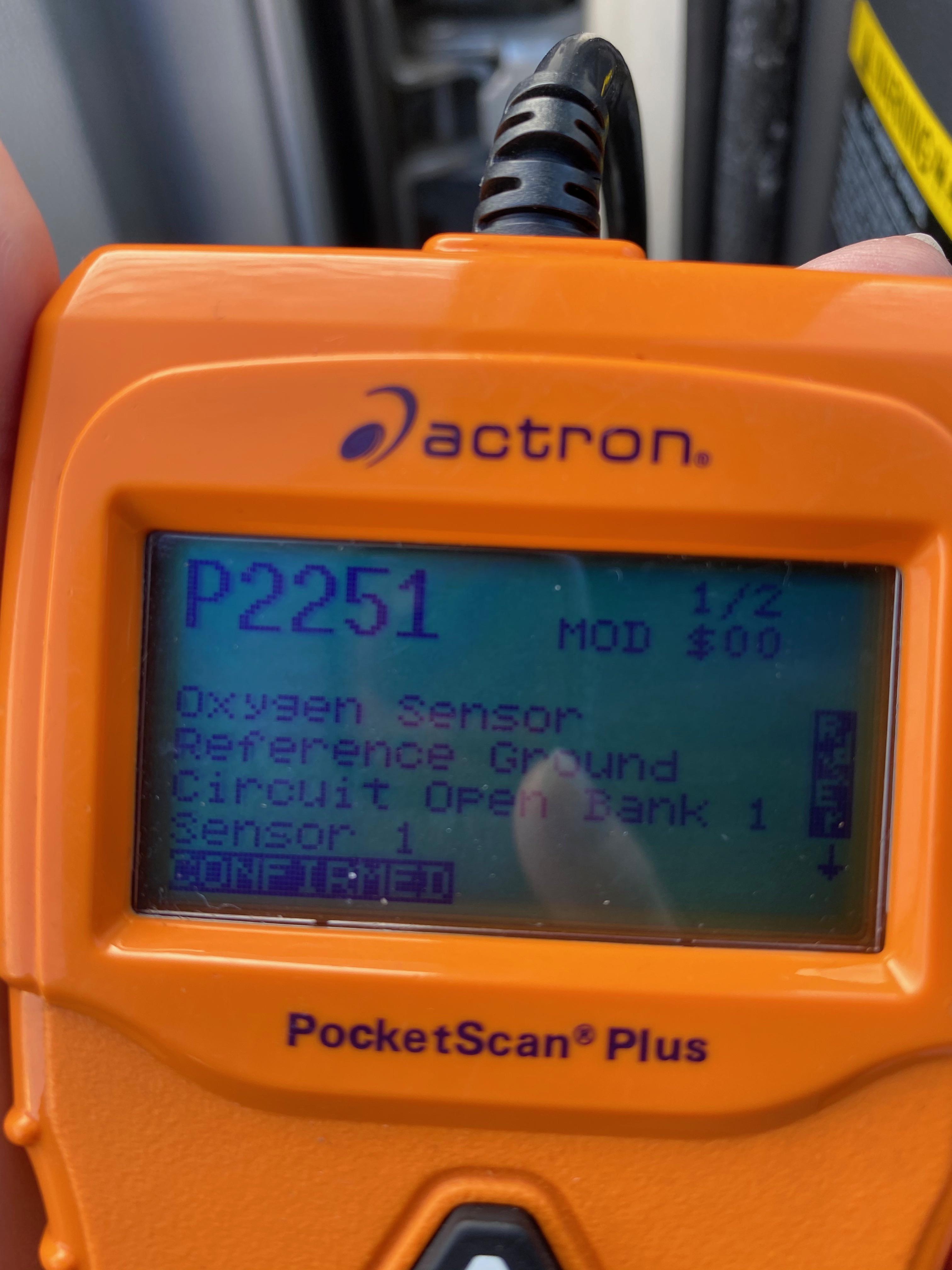 Engine light came on and I took my car to advance auto parts they said