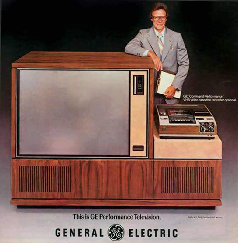 GE Widescreen 1000 General Electric Performance Television 1978
