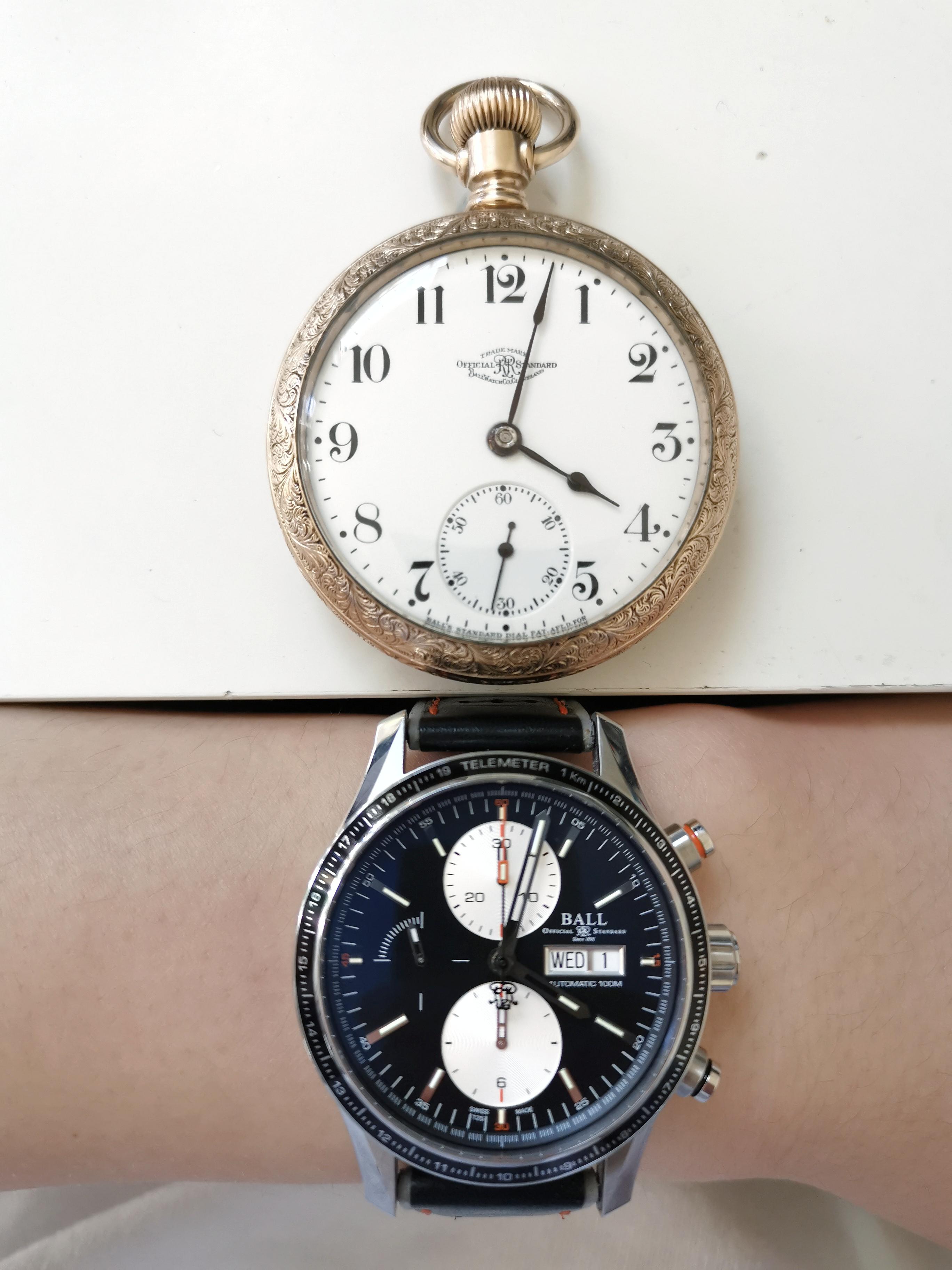 My BALL watch now vs. BALL watch 100 years ago. r/VintageWatches