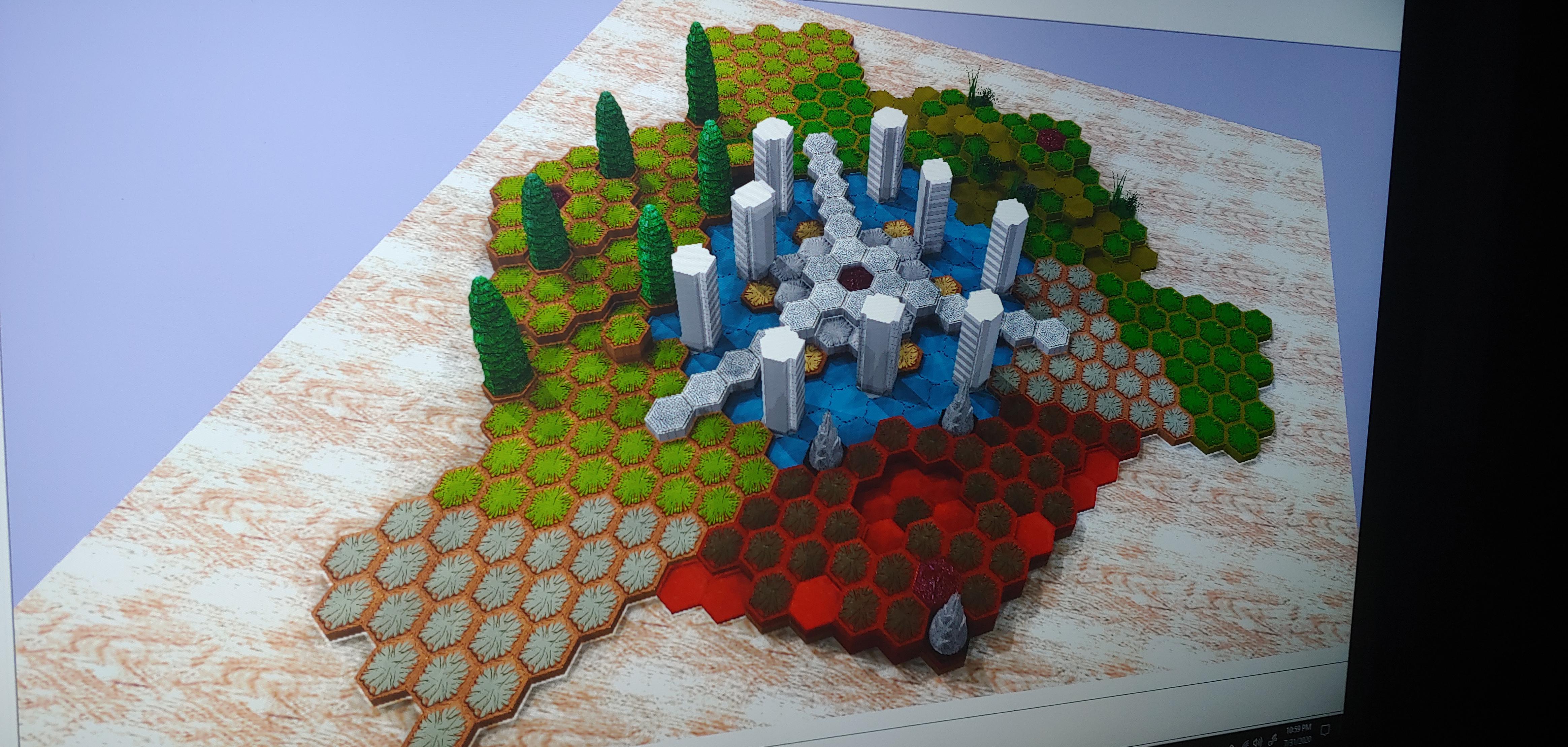 3 Player Puzzle Maps 3 player map I made for tomorrow night heroscape