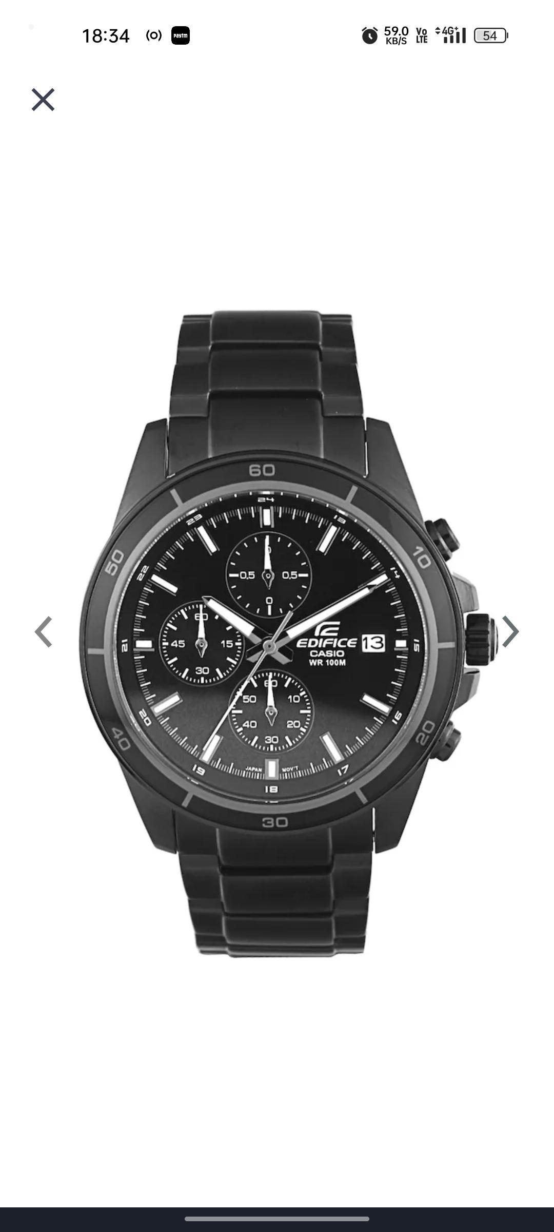 Is it safe to buy Casio edifice watch from Myntra? Myntra is offering