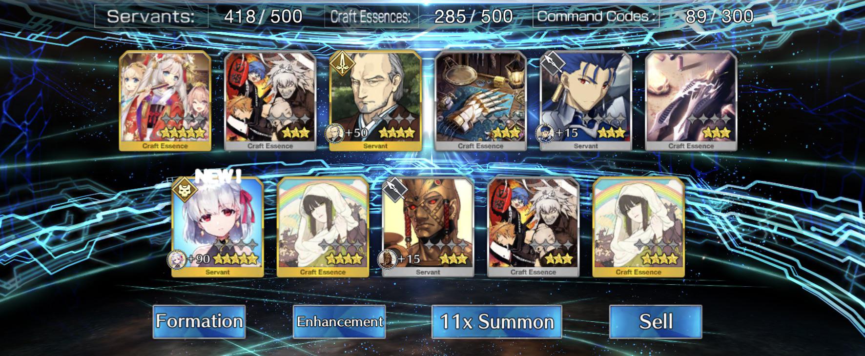 Got everything from the banner in one multi (but it’s my 6th multi) r/FGO