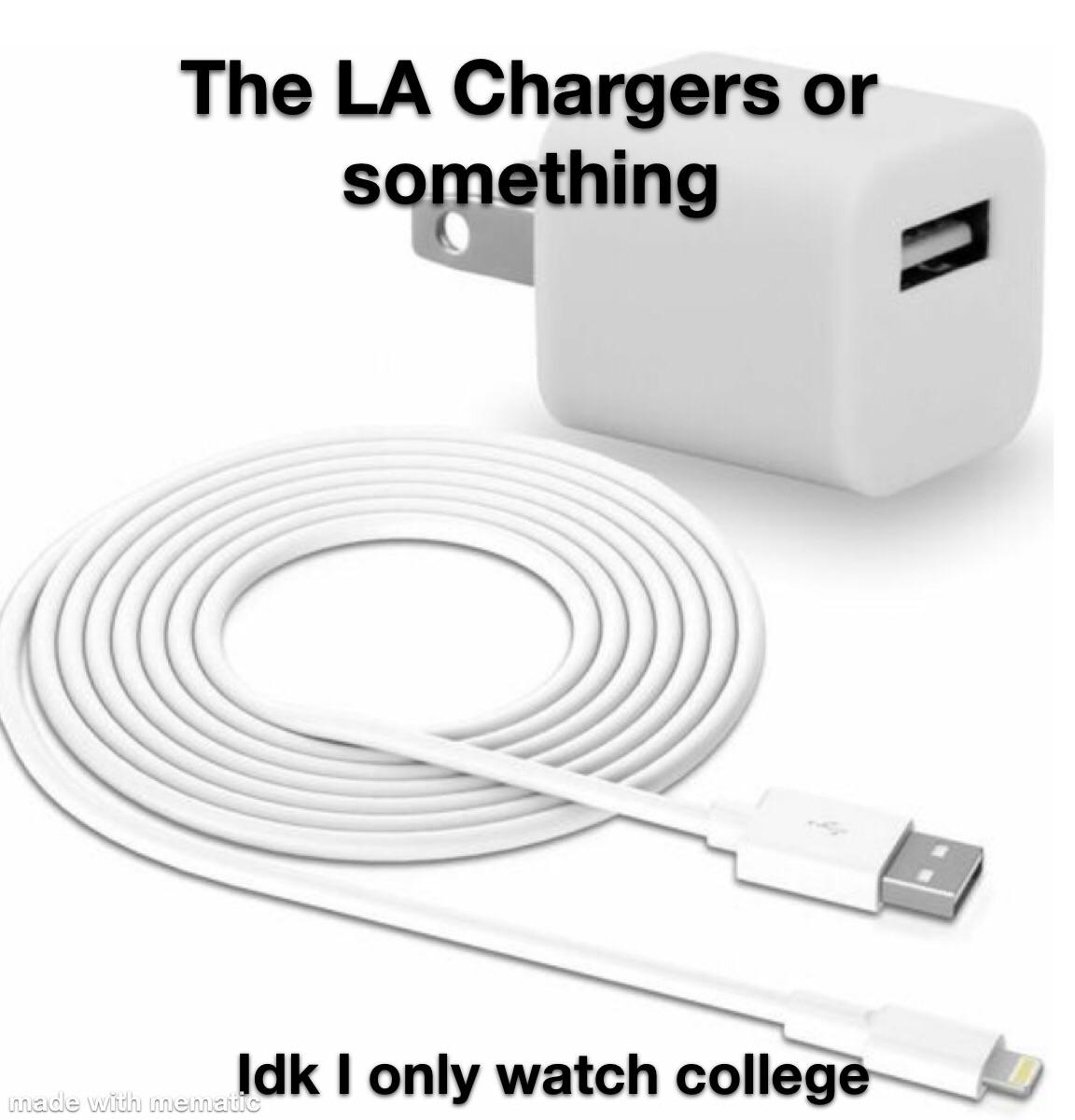 The la chargers are overrated r/memes
