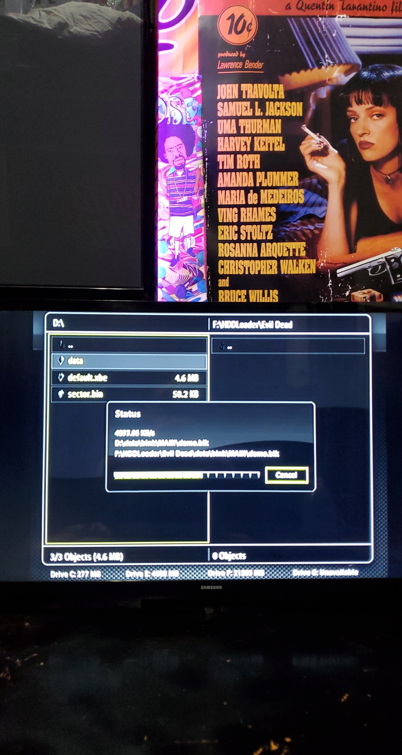 Dvd2xbox stops working when game is almost complete. For now I've been