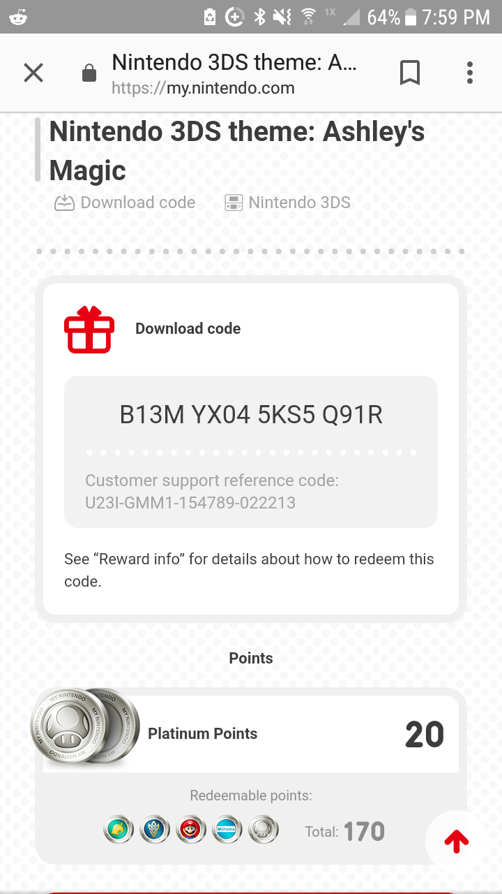 Ashley theme code up for grabs 1/4 r/MyNintendo