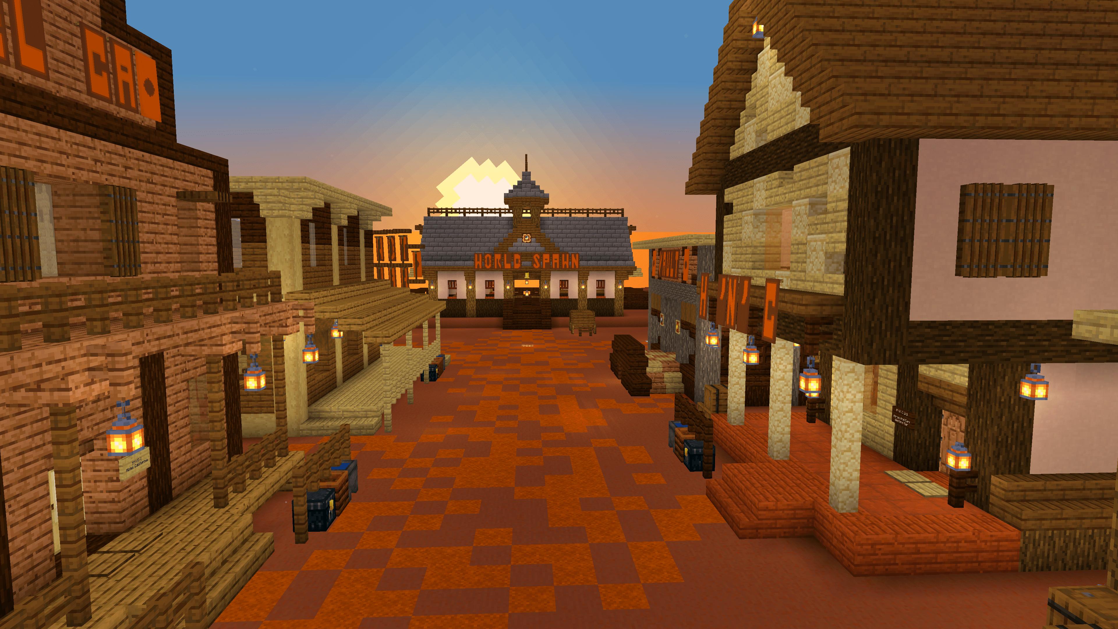 [WIP][Creative Mode] A Western Spawn Town for You SortersbyNew! r