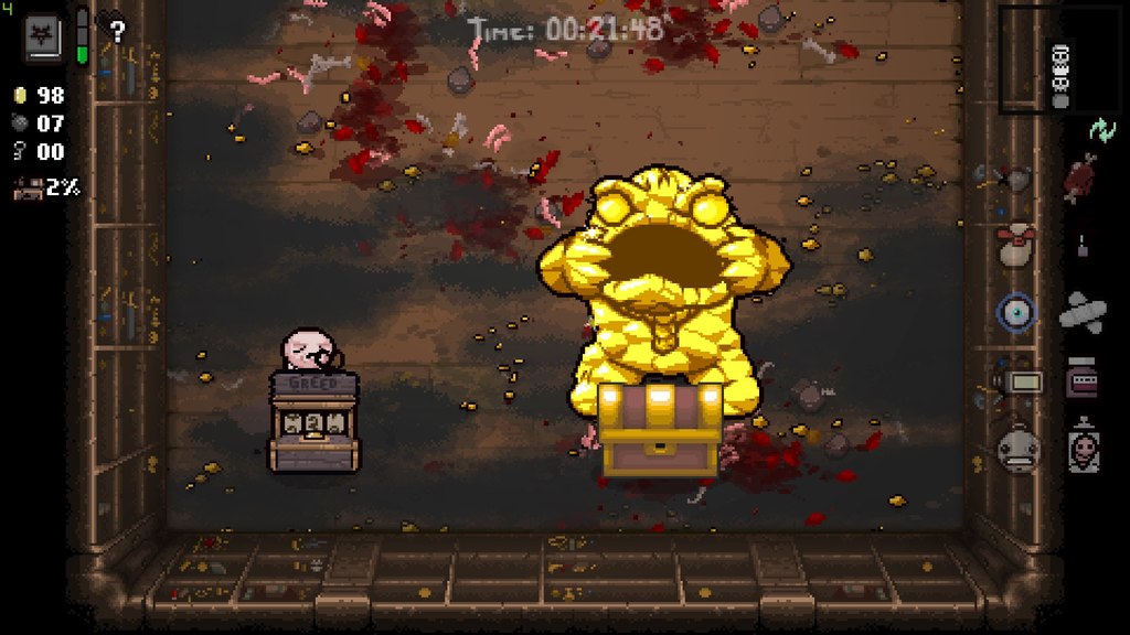 first coin after overpowered run, thanks game bindingofisaac