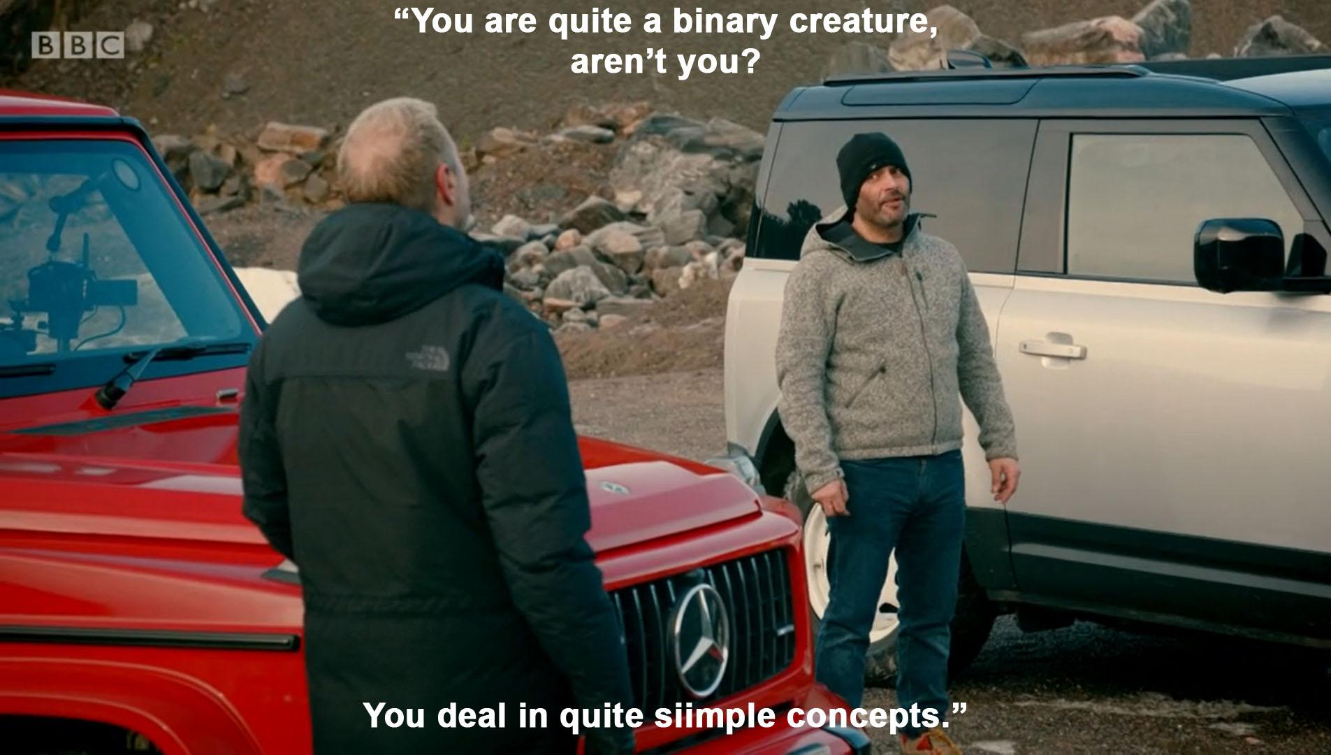 So my dad was watching Top Gear the other day when I overheard one of