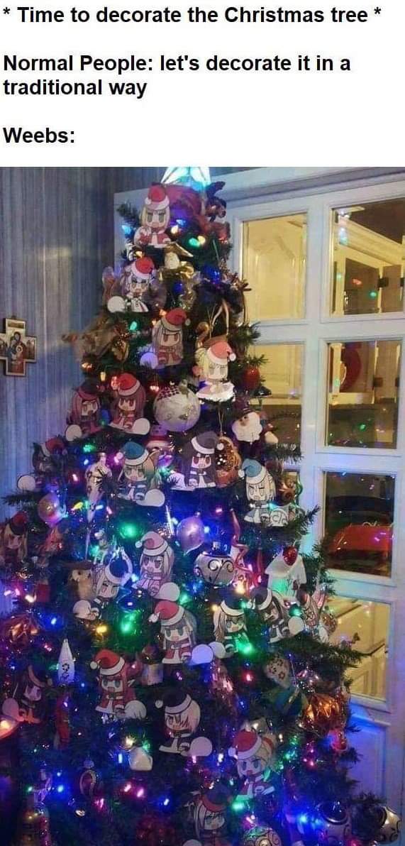 How is your christmas tree guys? XD r/fatestaynight