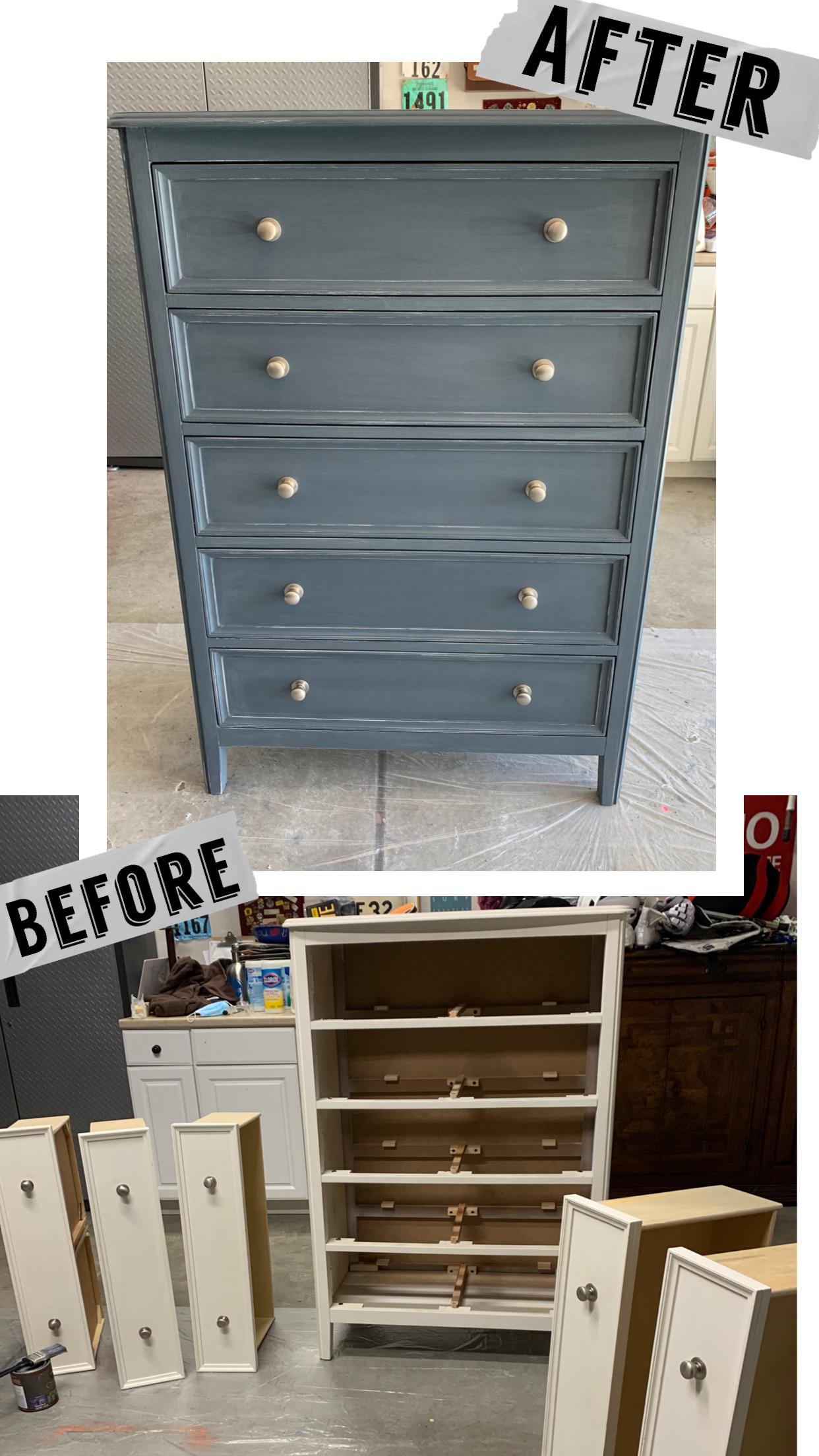 First time using chalk paint on my furniture! Love the color! r