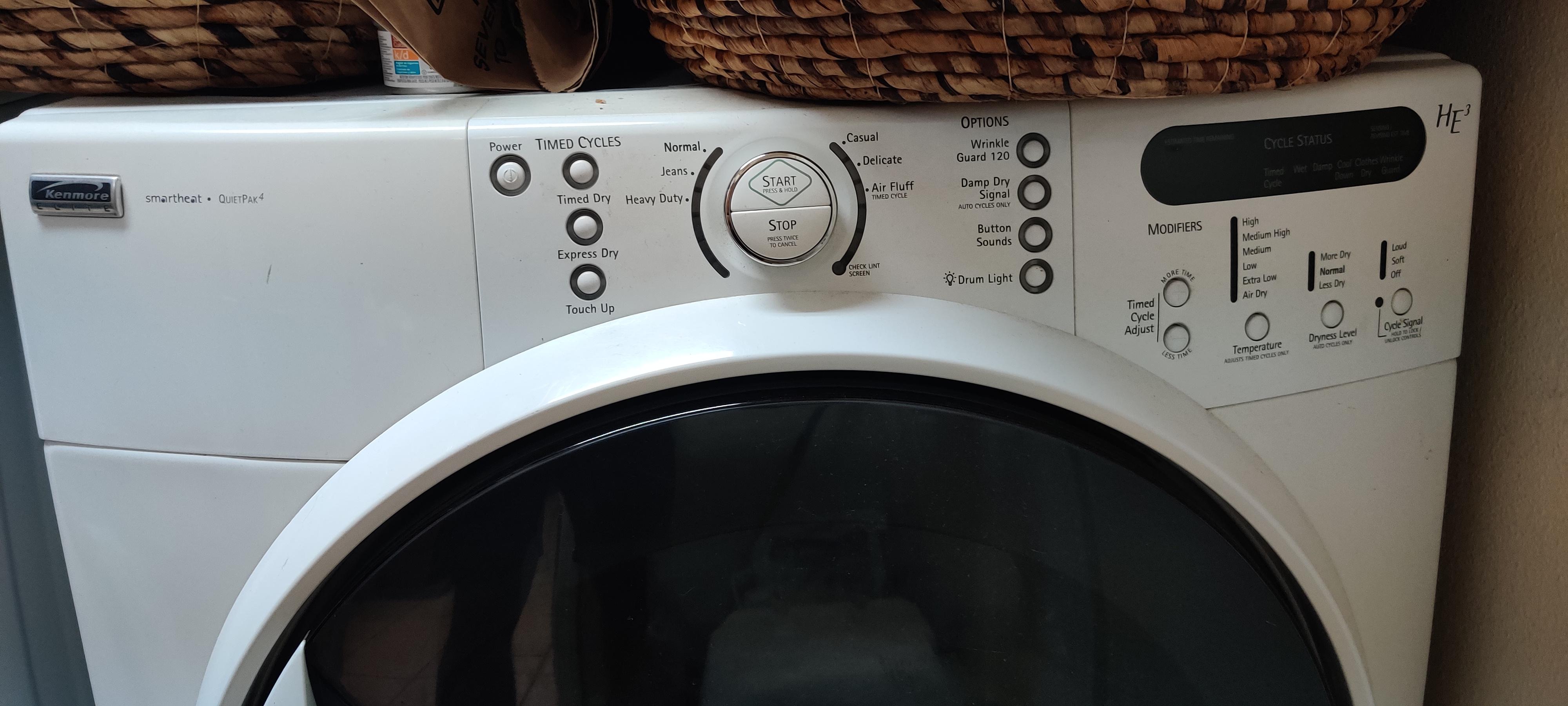 Kenmore gas dryer only heating occasionally r/fixit