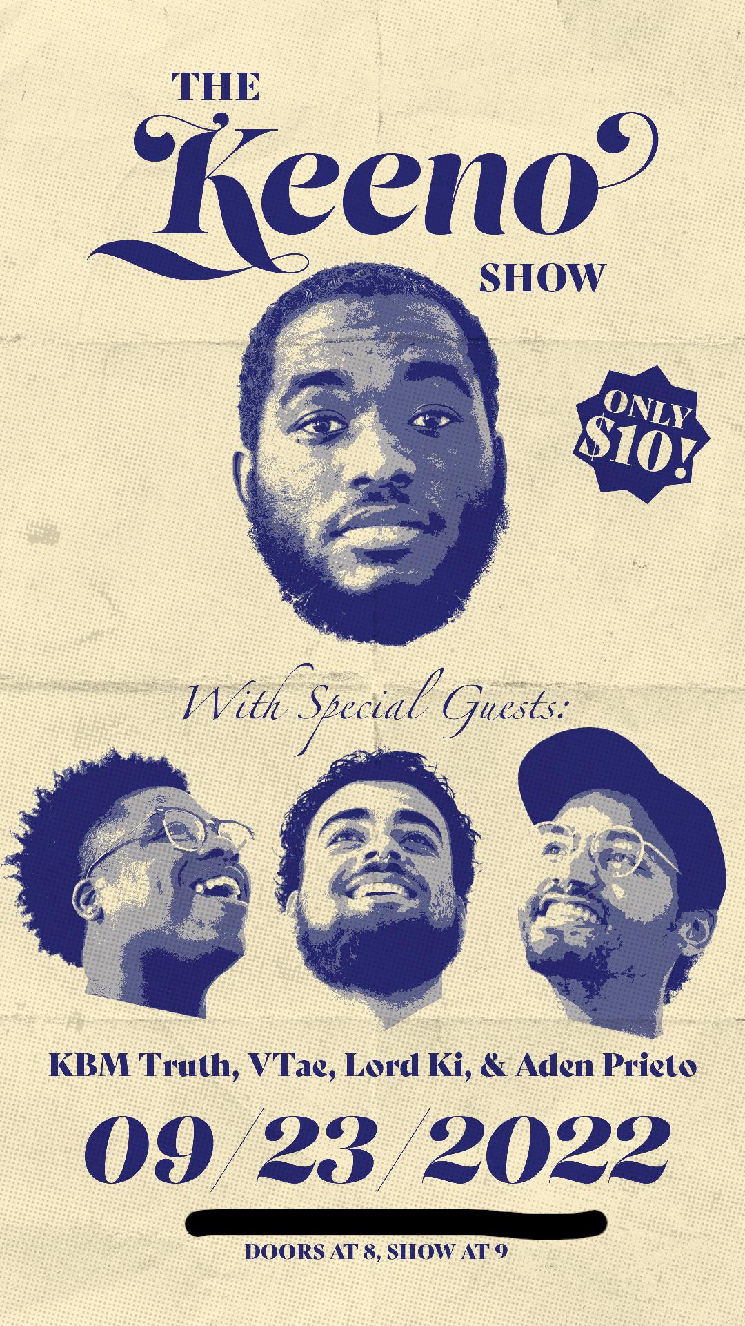 Promo poster for my friends’ show. Keeno wanted a vintage