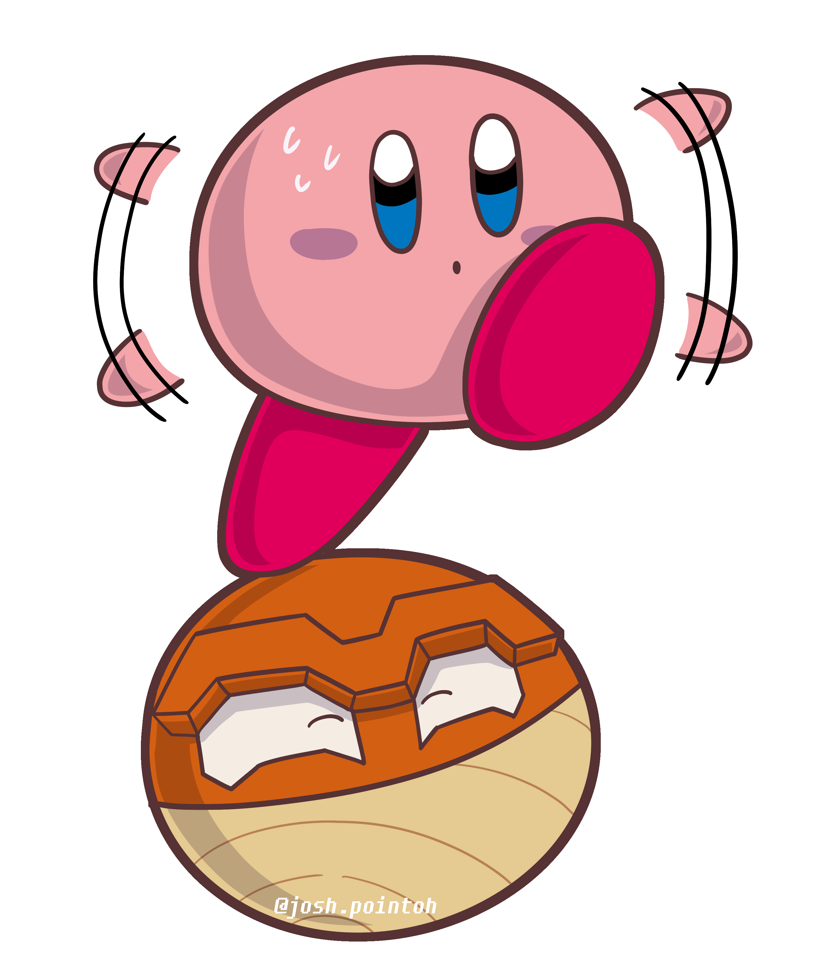 Keep rollin' rollin' rollin' rollin! (OC) r/Kirby