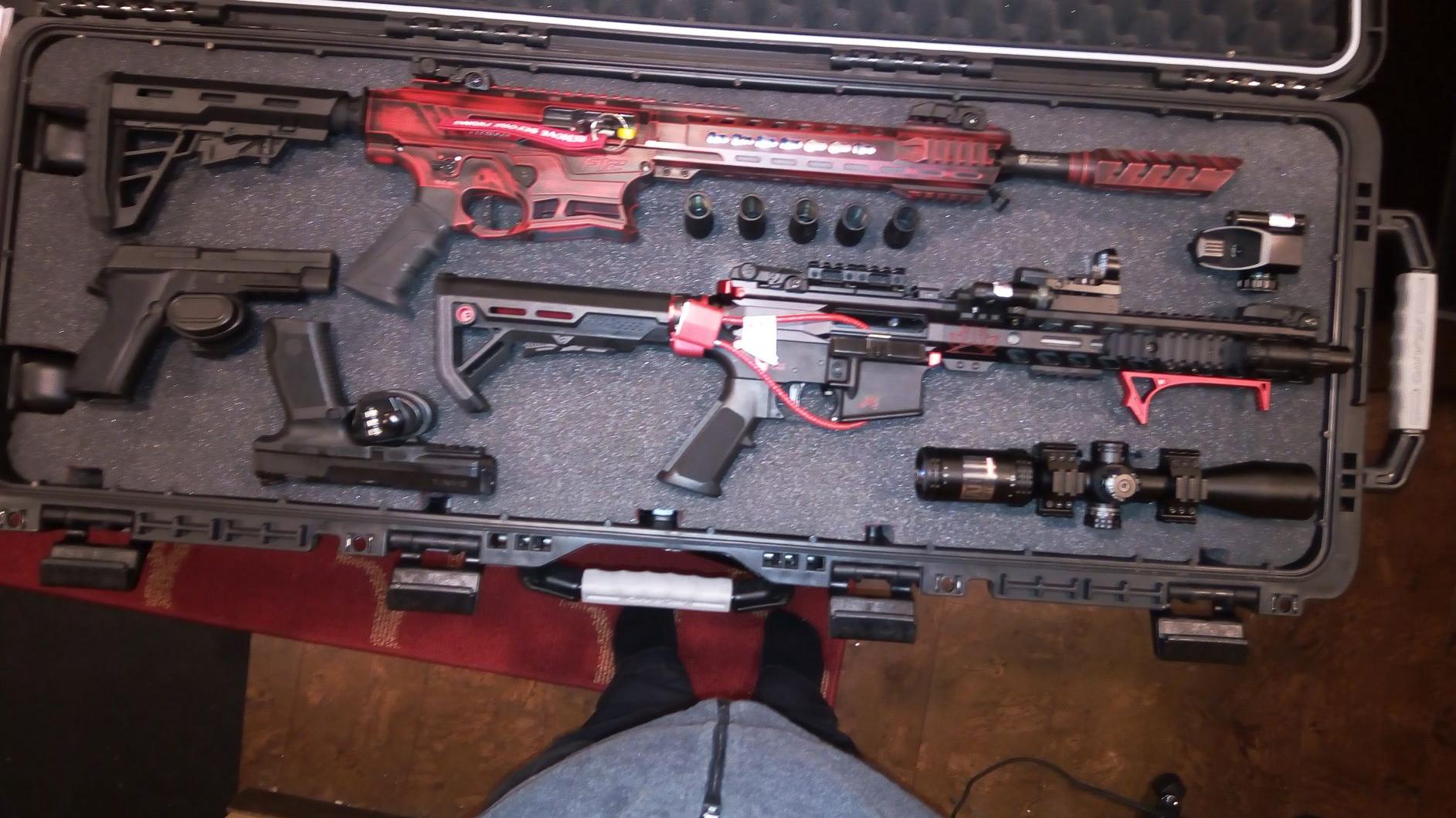 Thoughts on this layout for my 3 gun case. r/canadaguns