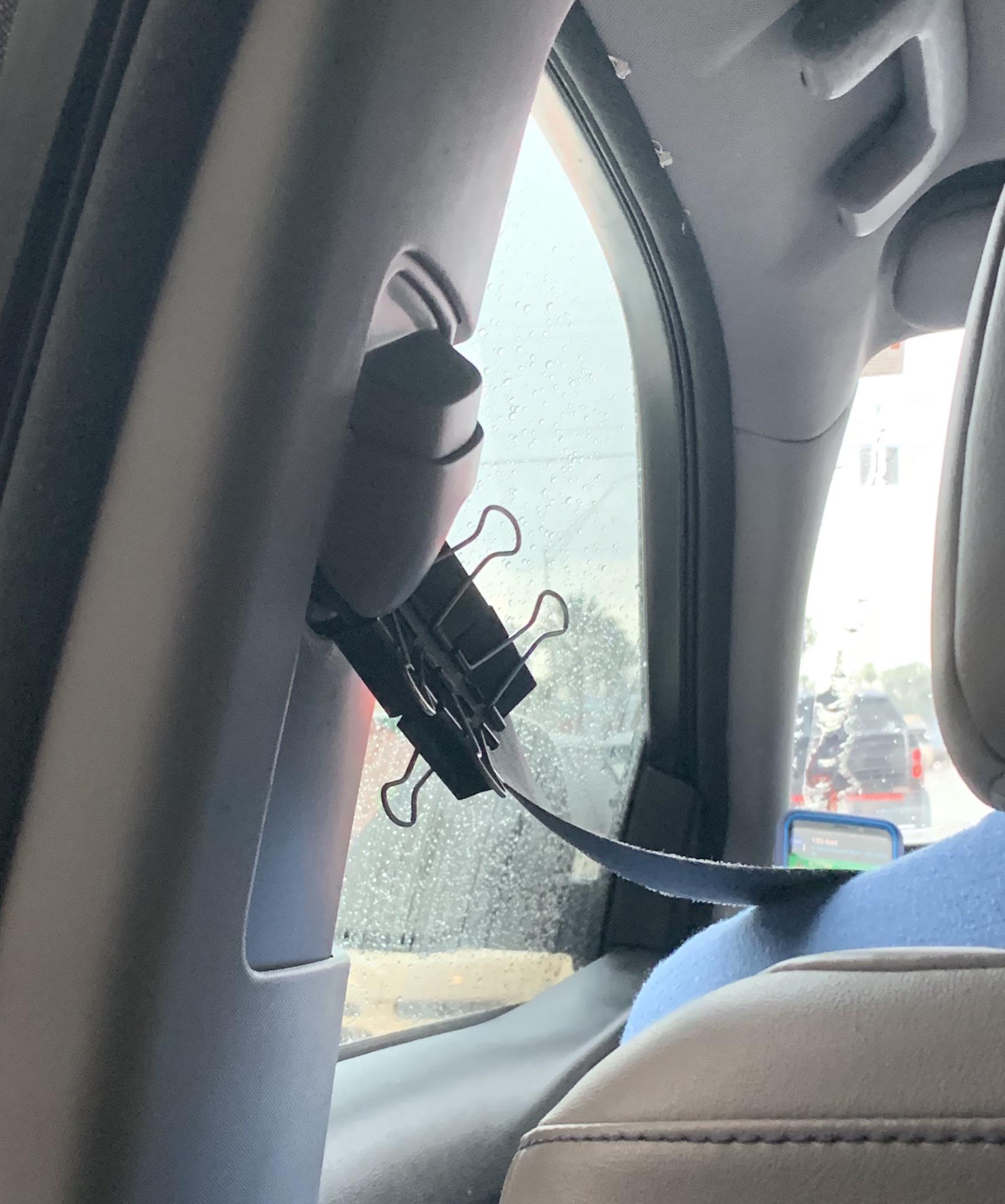 Seat belt too tight? r/thereifixedit