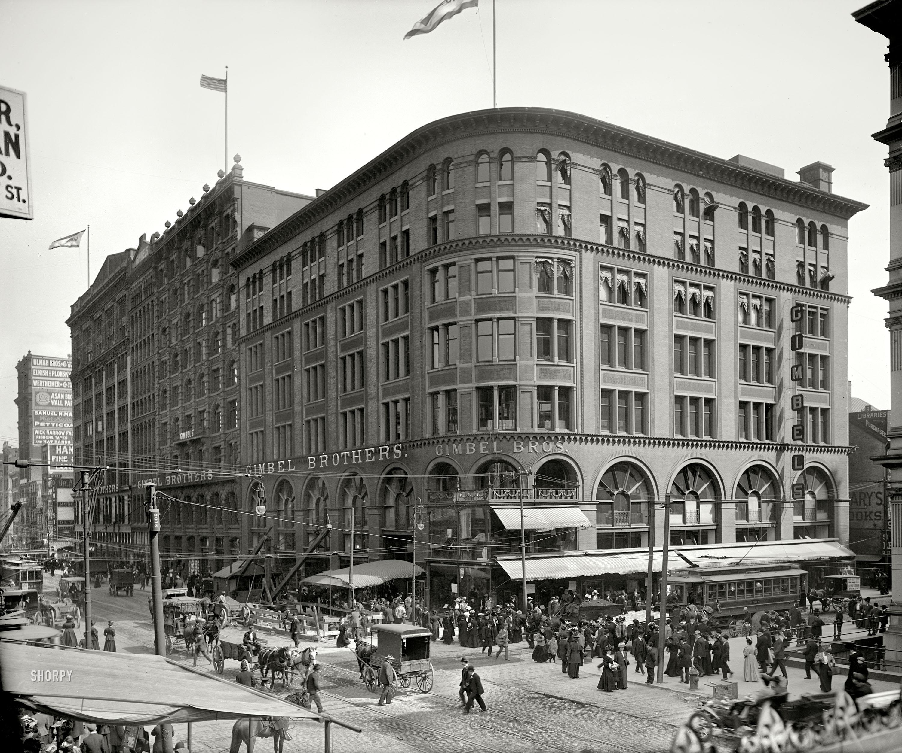 Vintage Philly Gimbel Brothers Department store, 9th and Market