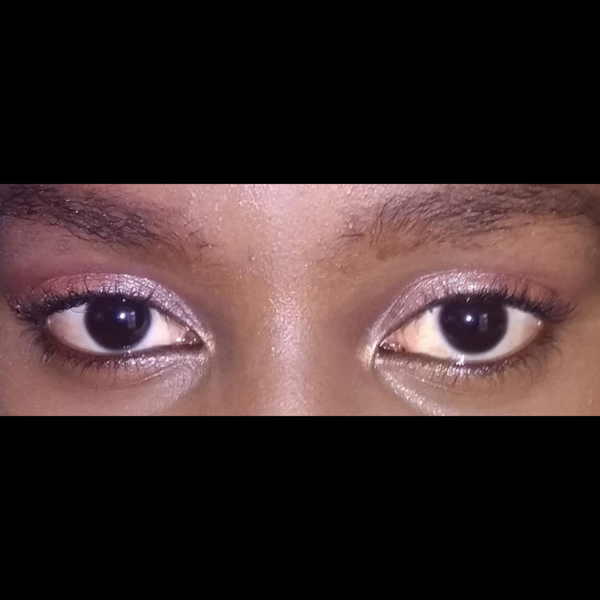 Help with eye shape. Can't decide if it's almond or round. One eye is