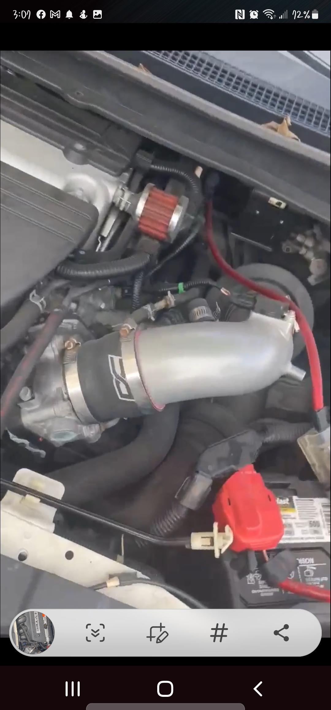Valve cover breather filter r/CivicSi