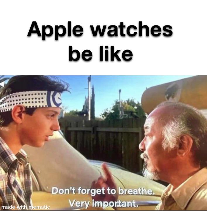 Only Apple Watch wearers can relate r/memes