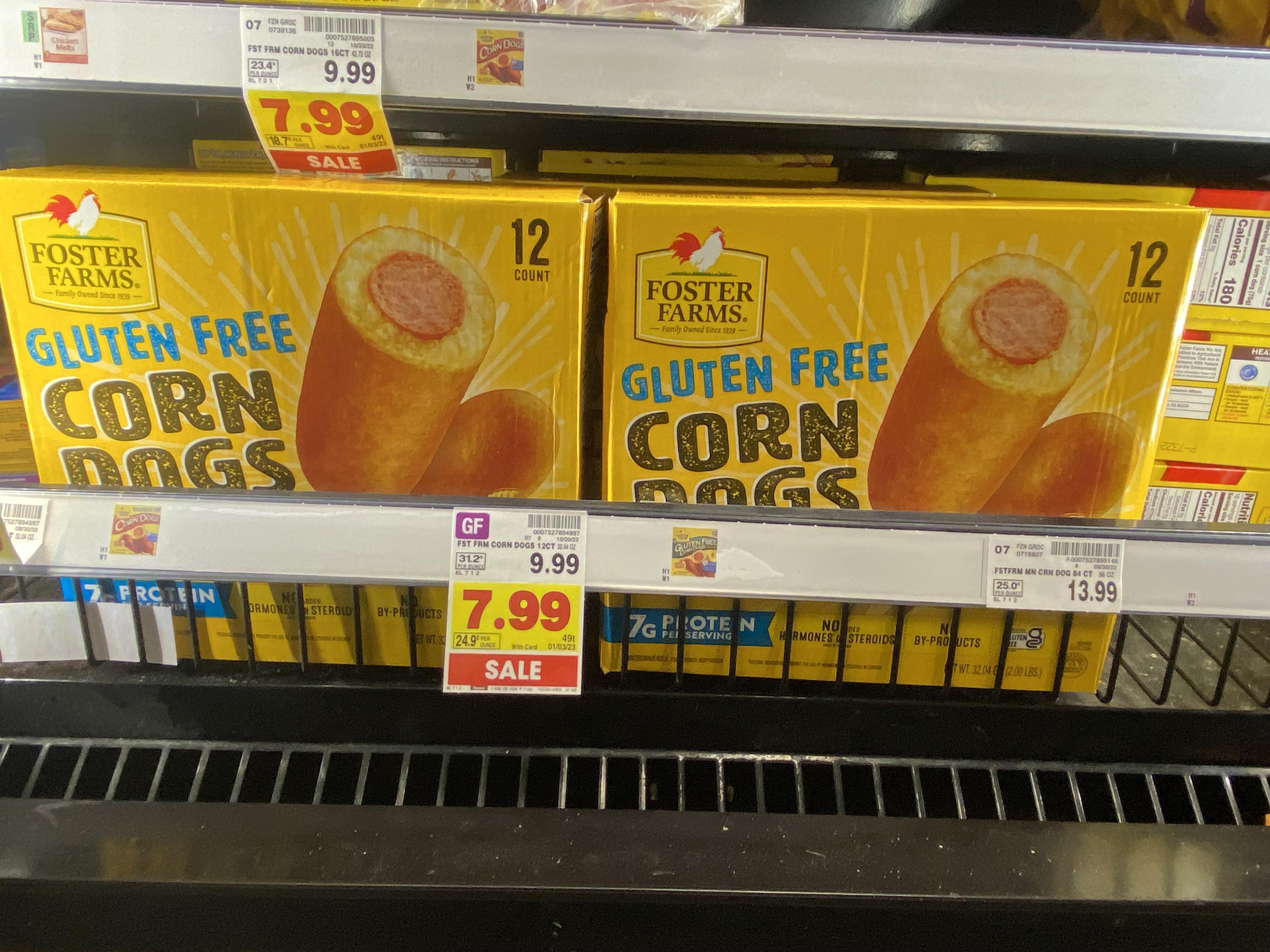 I stocked these Gluten Free corn dogs and they haven’t been touched in